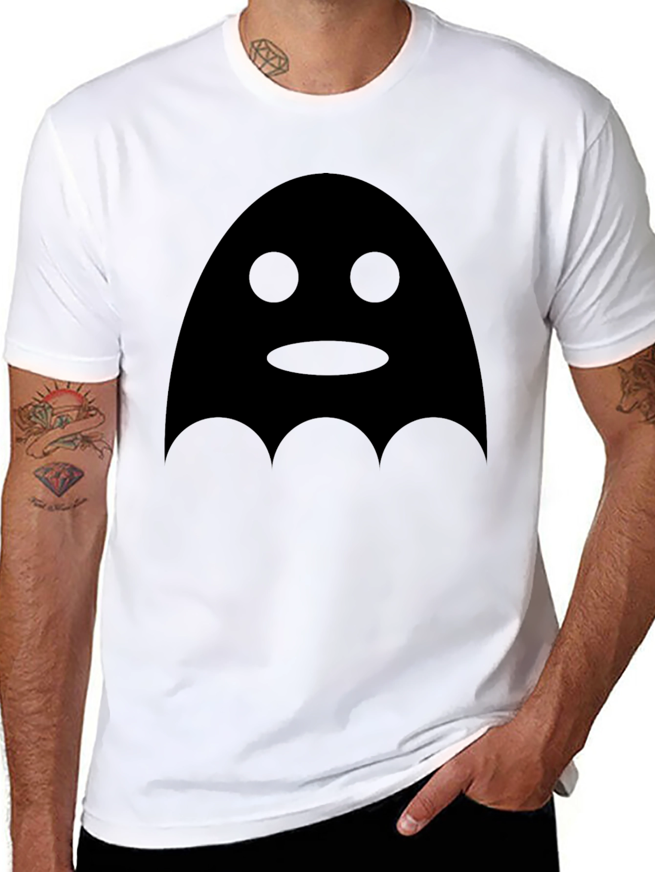 Black Ghost Graphic Tee