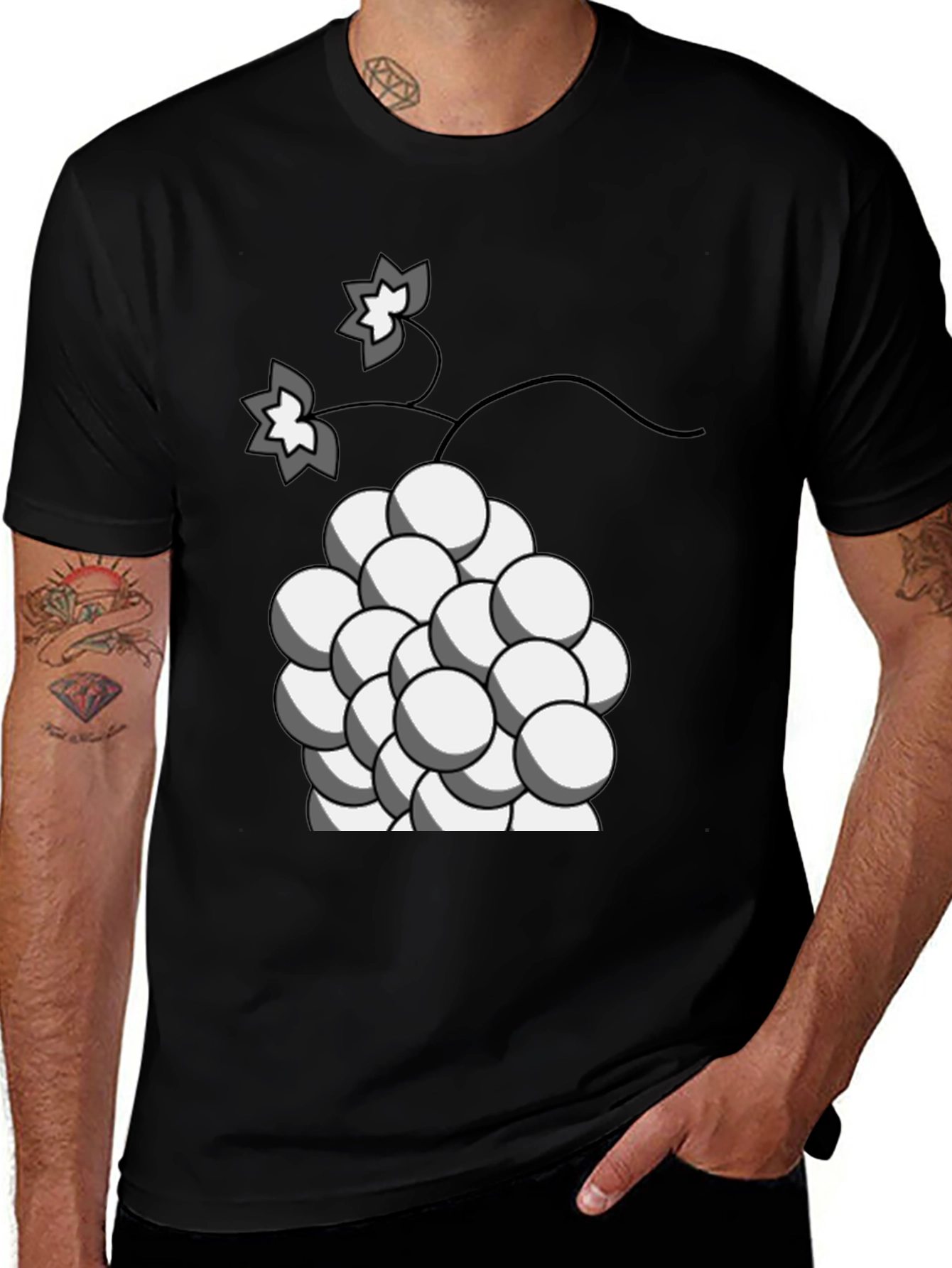 Cartoon Grape T-Shirt