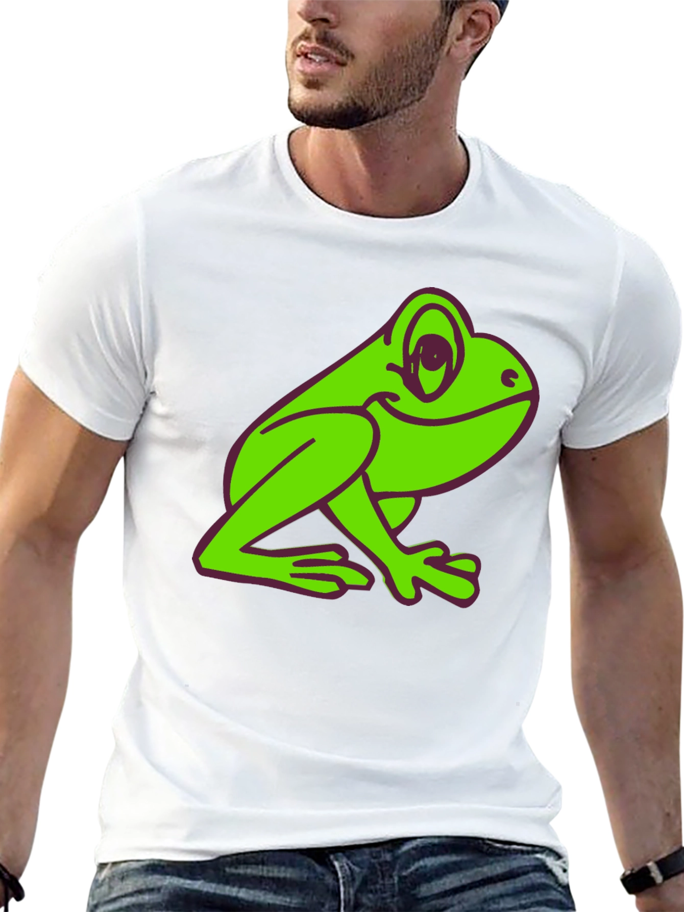 Fun Frog Graphic Tee - Black T-Shirt