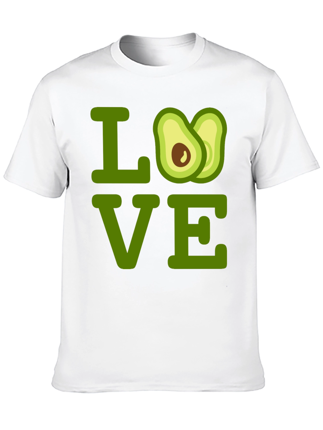 Avocado Love Graphic Print T-Shirt