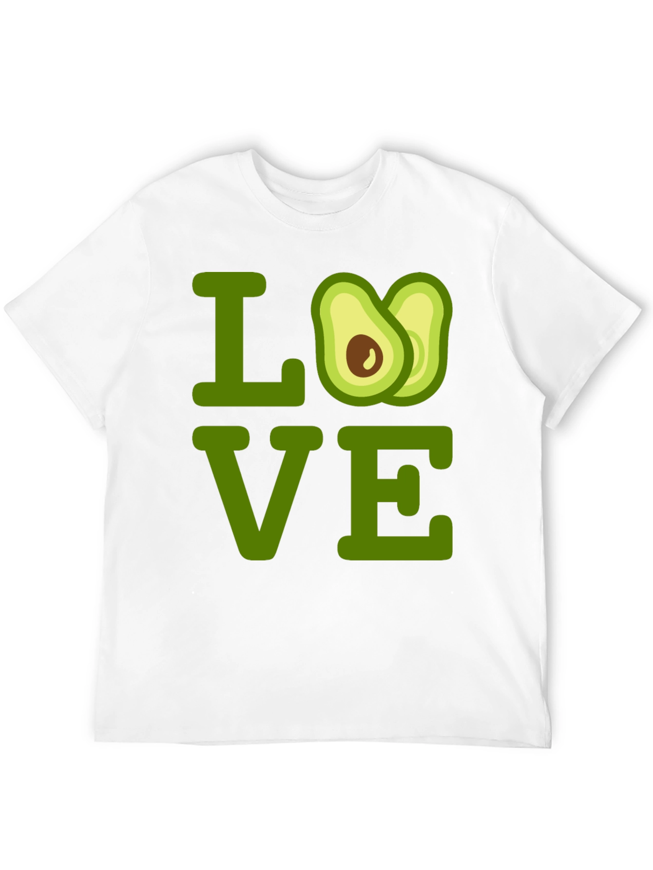 Avocado Love Graphic Print T-Shirt