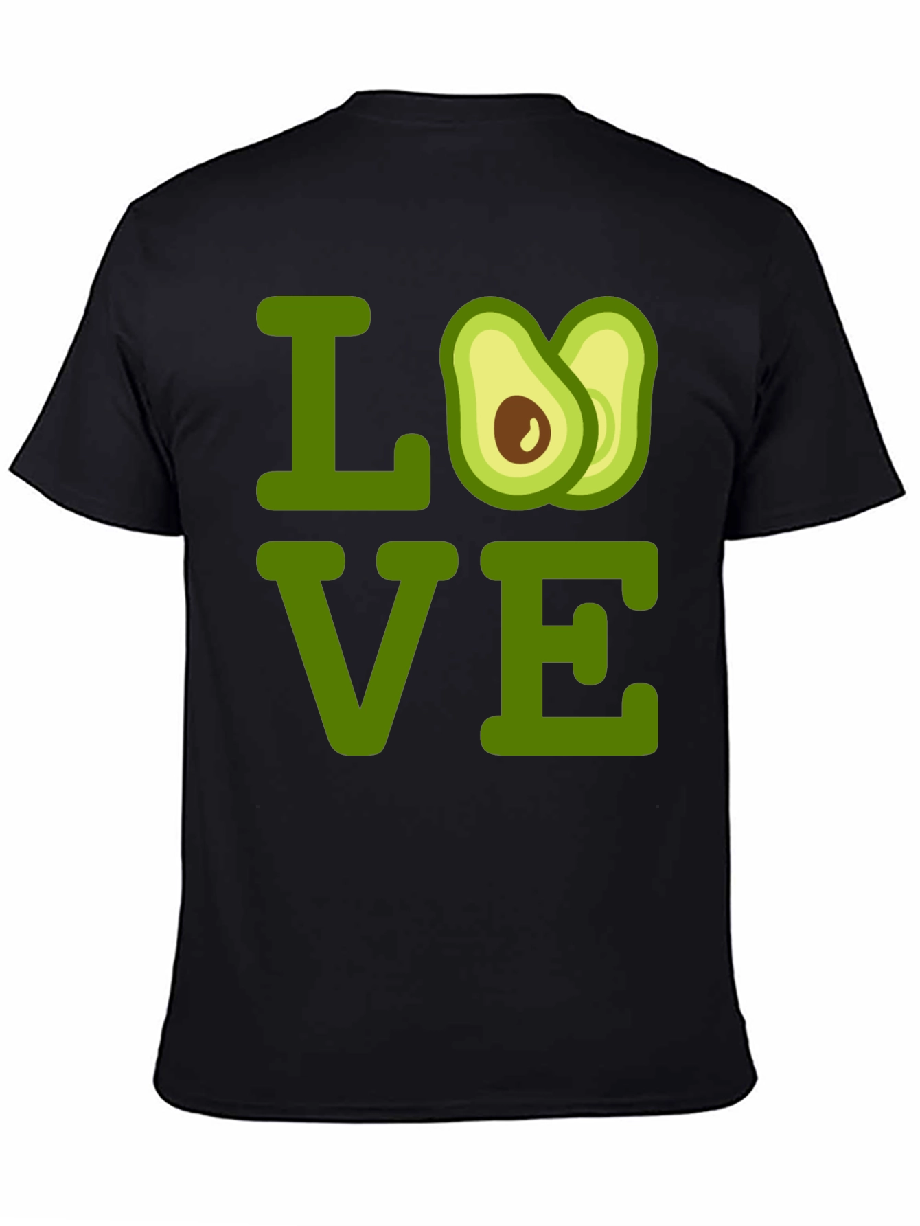 Avocado Love Graphic Print T-Shirt