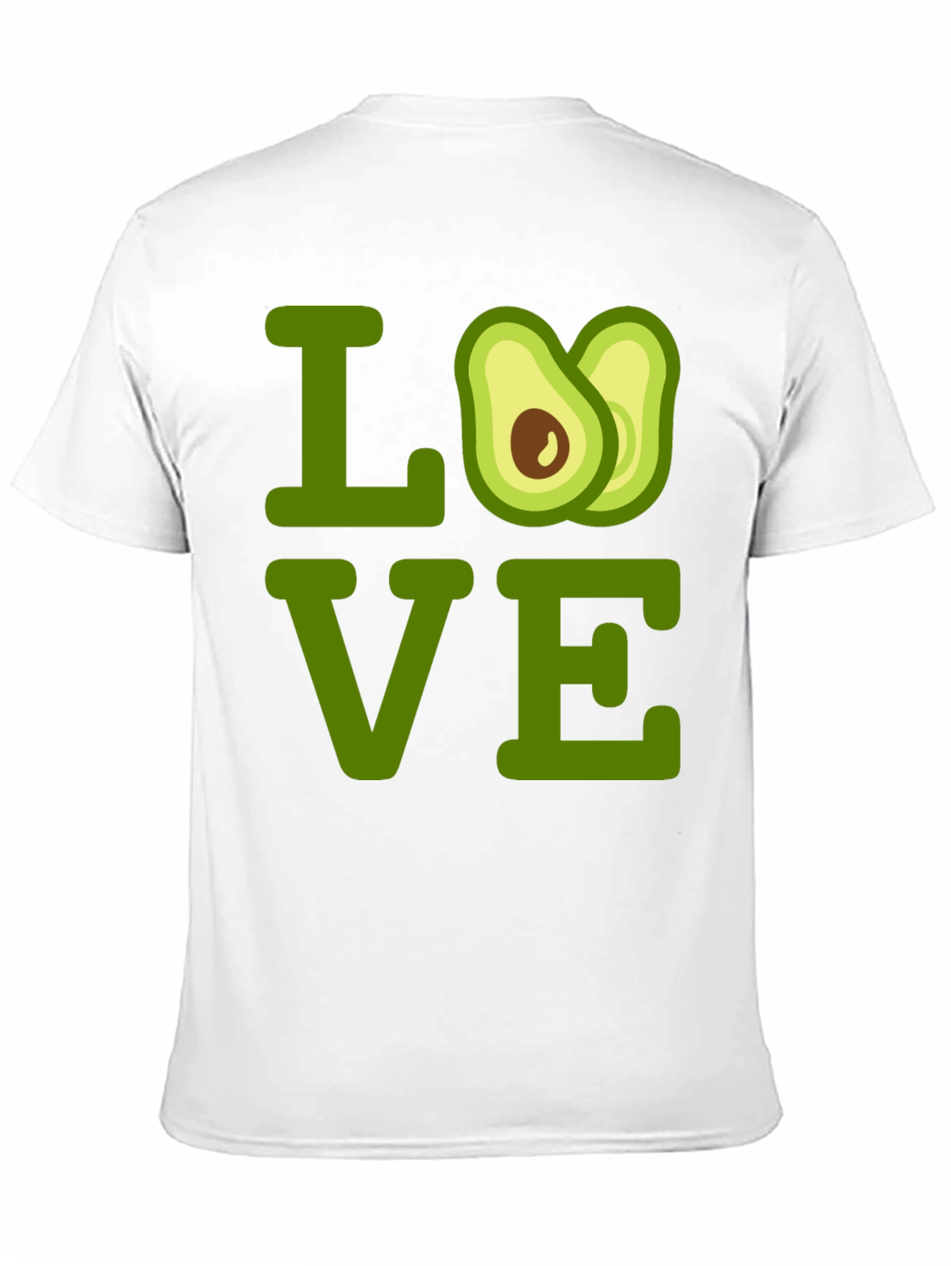 Avocado Love Graphic Print T-Shirt