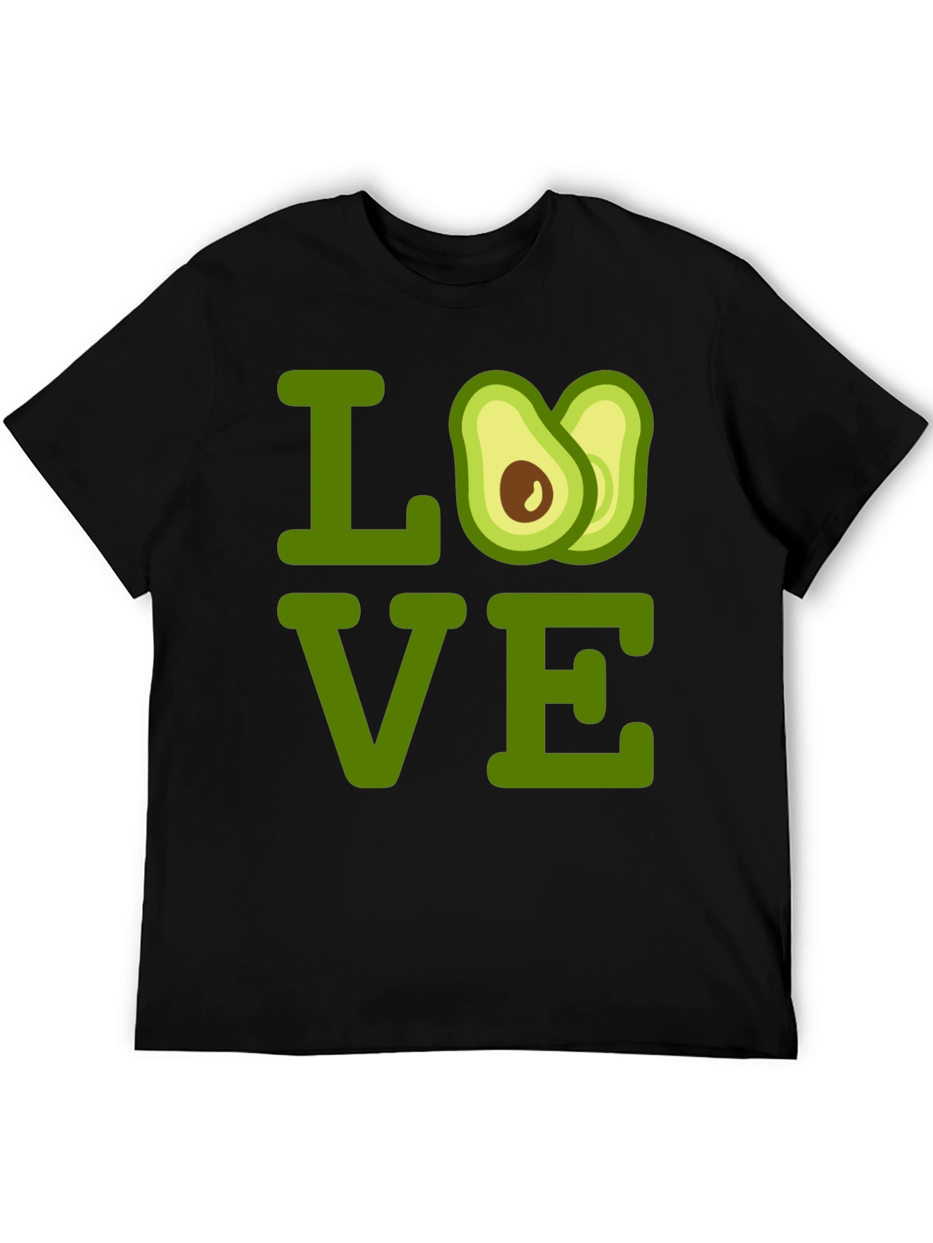 Avocado Love Graphic Print T-Shirt