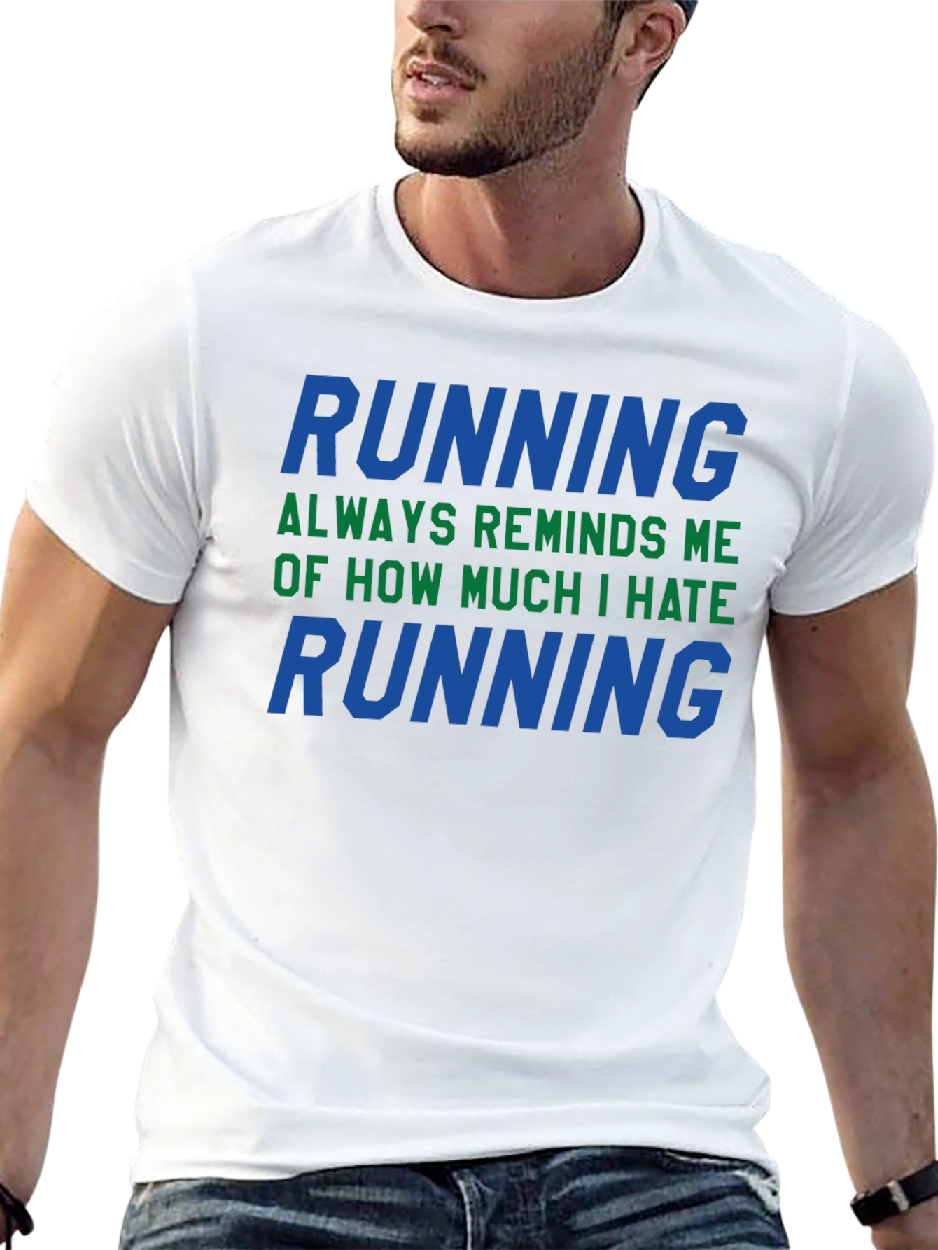 Funny Running Hater T-Shirt: I Hate Running!