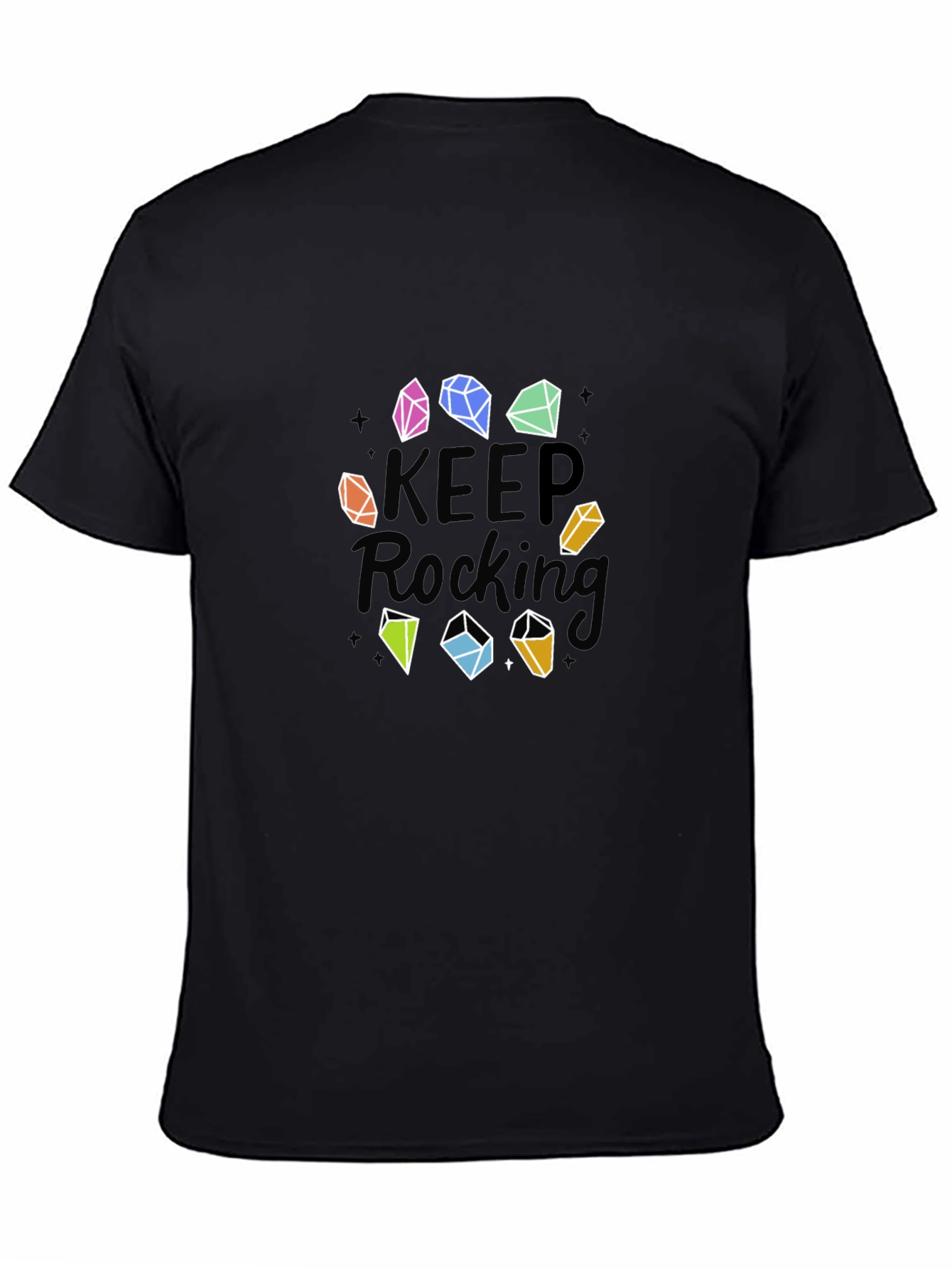 Keep Rocking Graphic Print T-Shirt