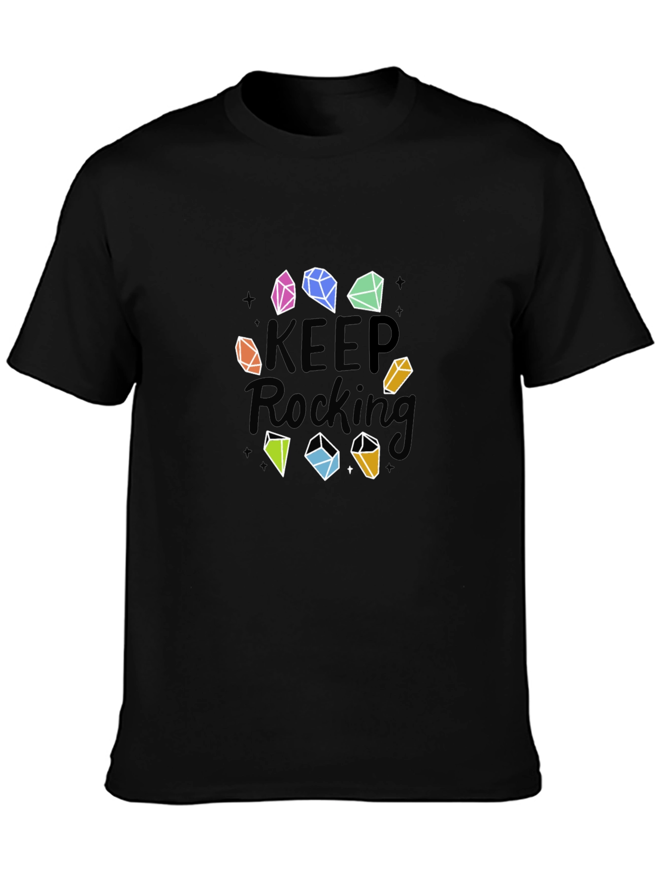 Keep Rocking Graphic Print T-Shirt