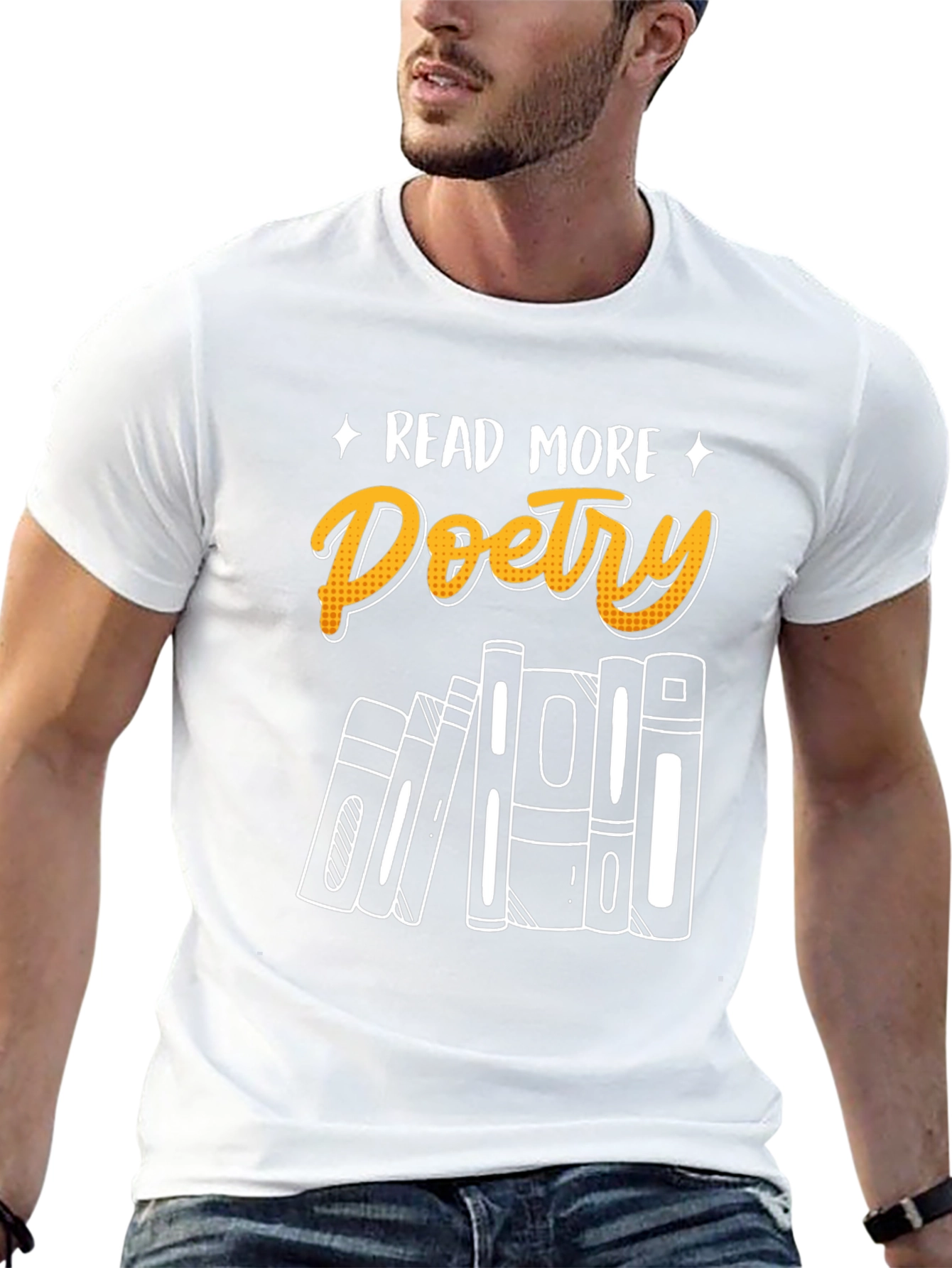 Read More Poetry Black Graphic Tee