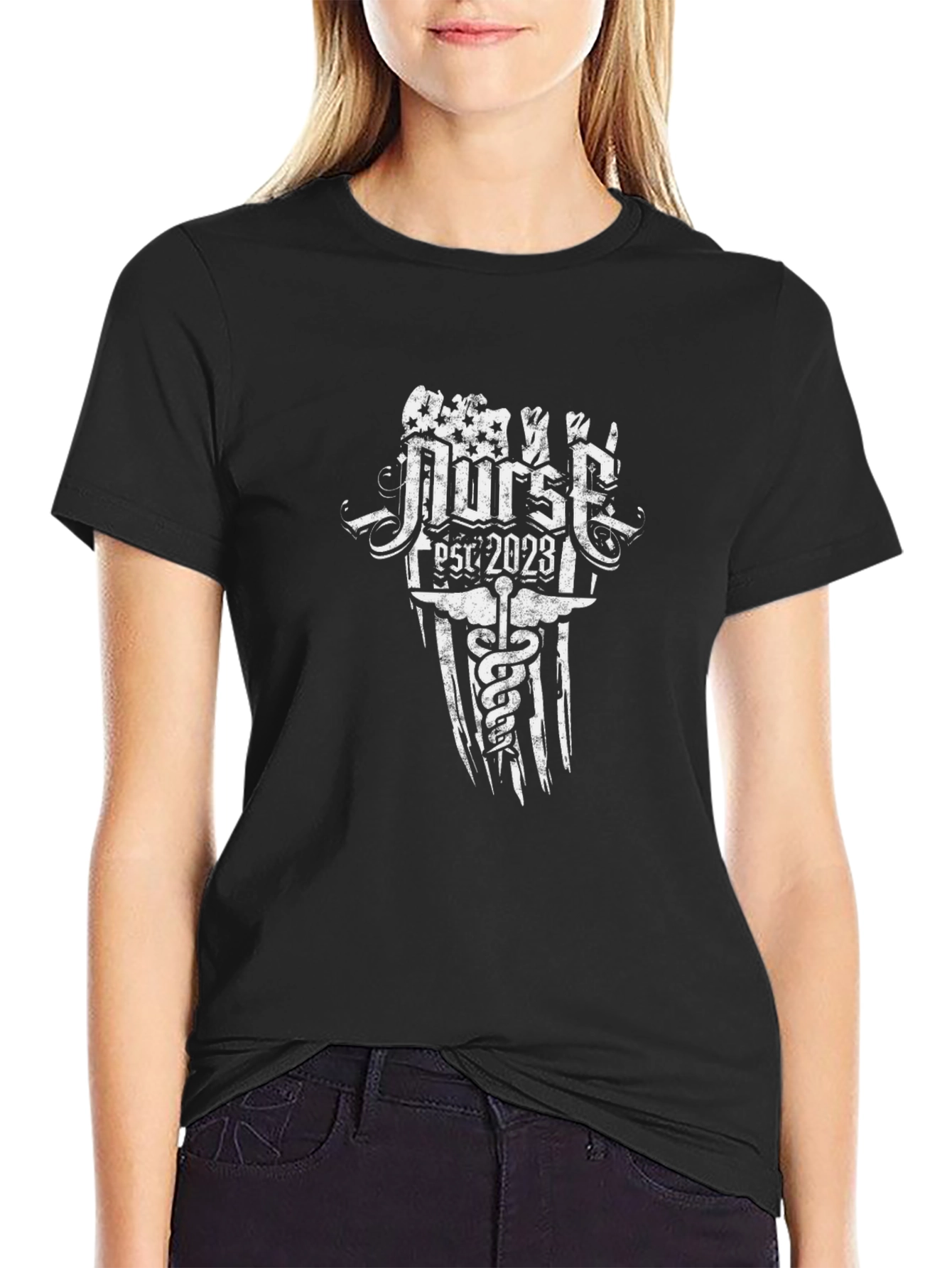 Nurse Est. 2023 Black T-Shirt