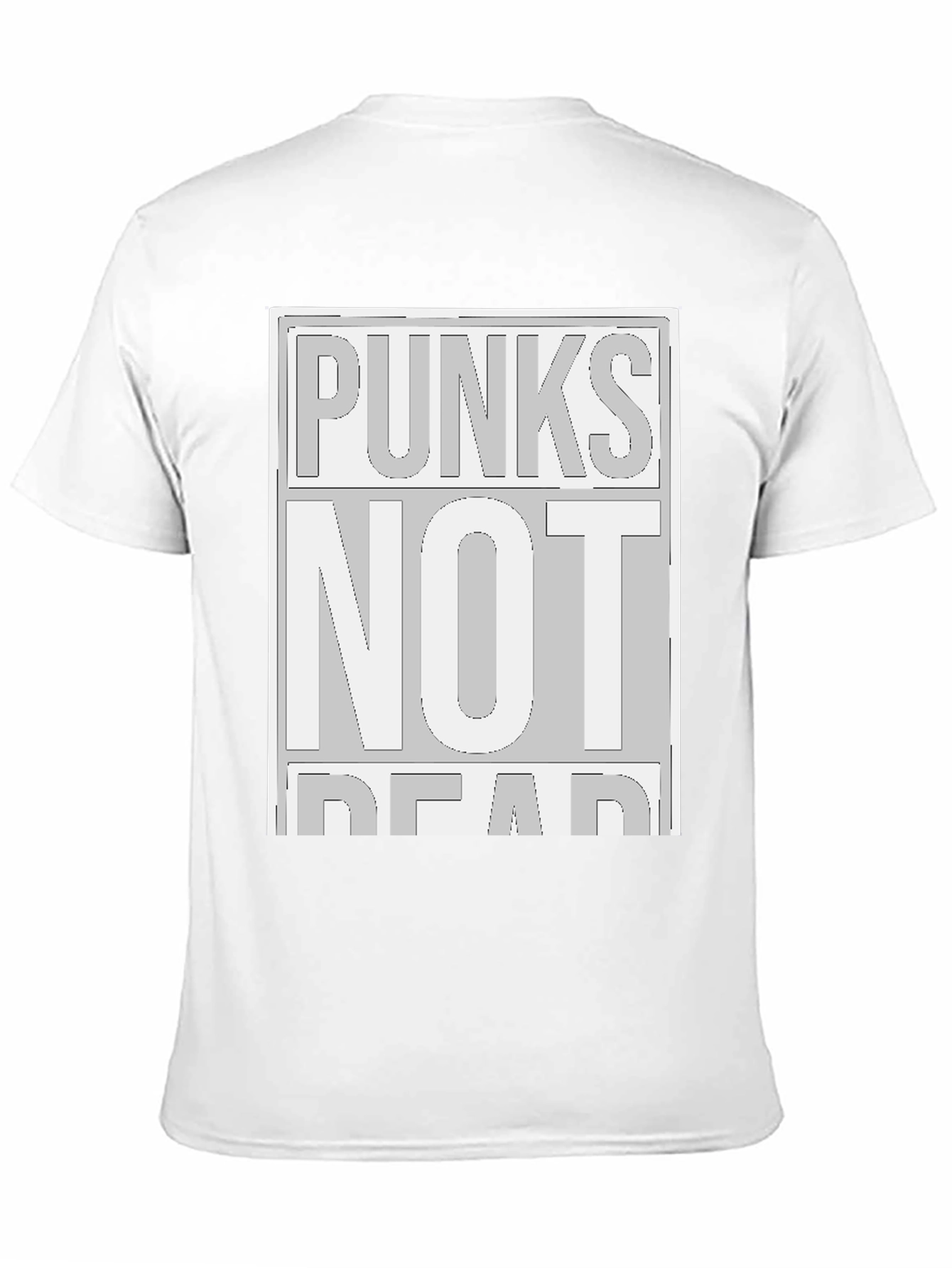 Punks Not Dead Graphic Tee - Black Cotton Shirt