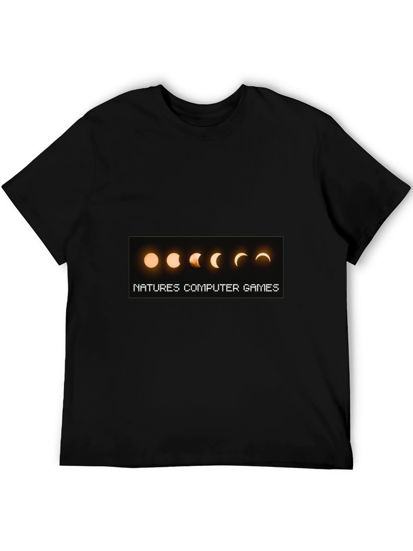 Natures Computer Games Black T-Shirt
