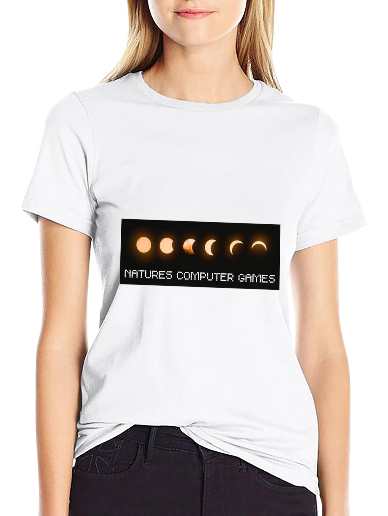 Natures Computer Games Black T-Shirt