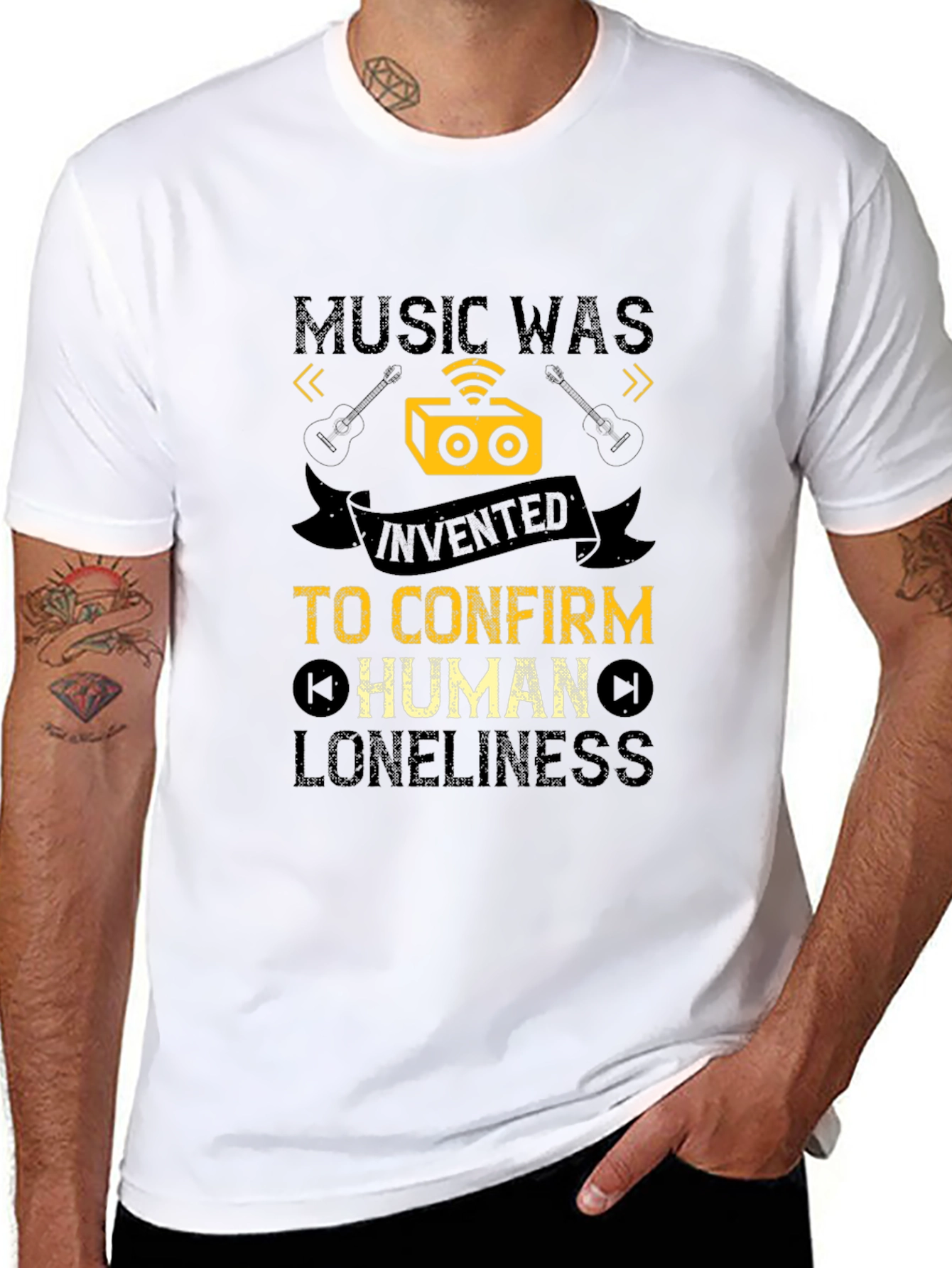 Music Human Loneliness Graphic Tee