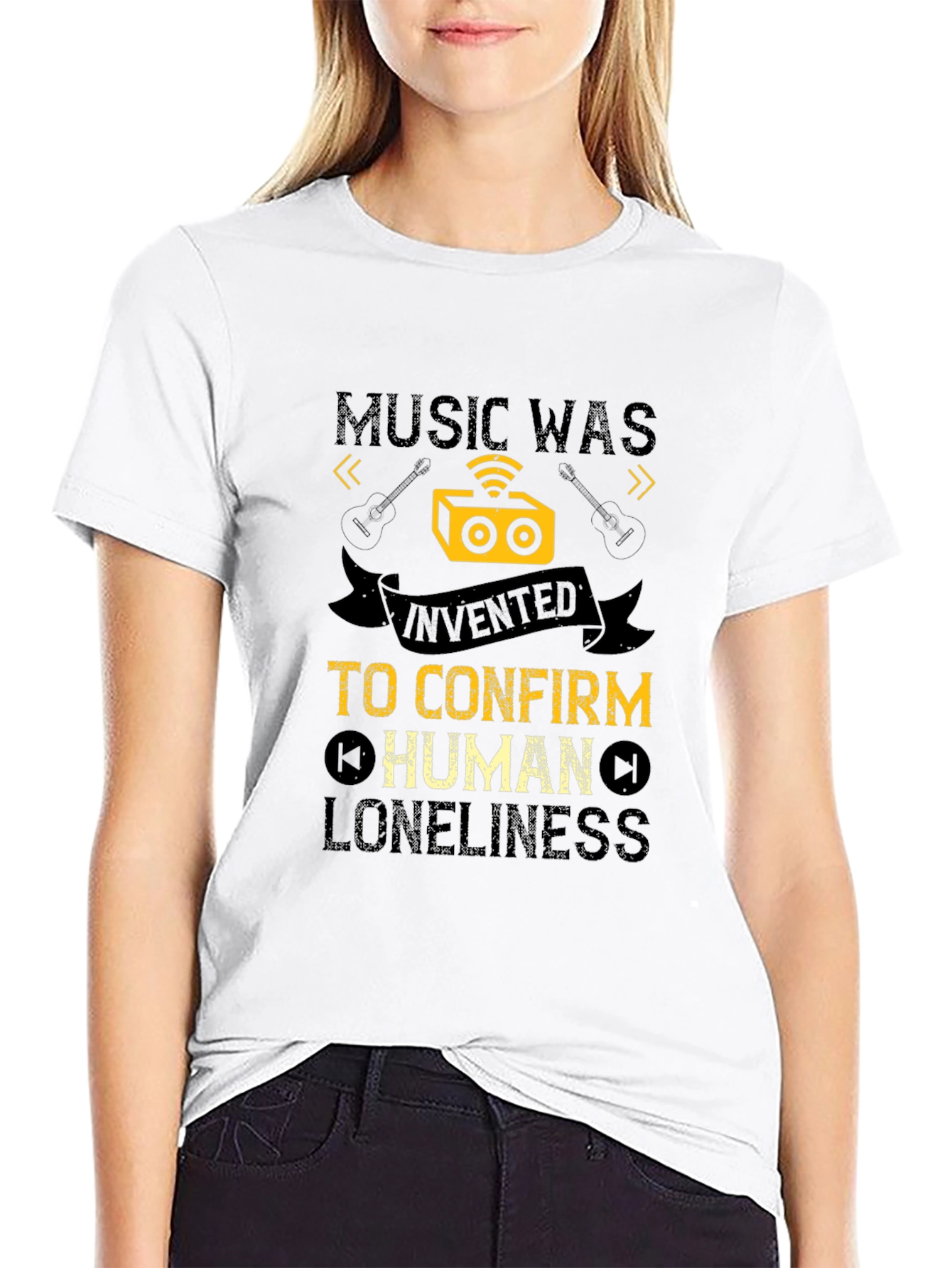 Music Human Loneliness Graphic Tee