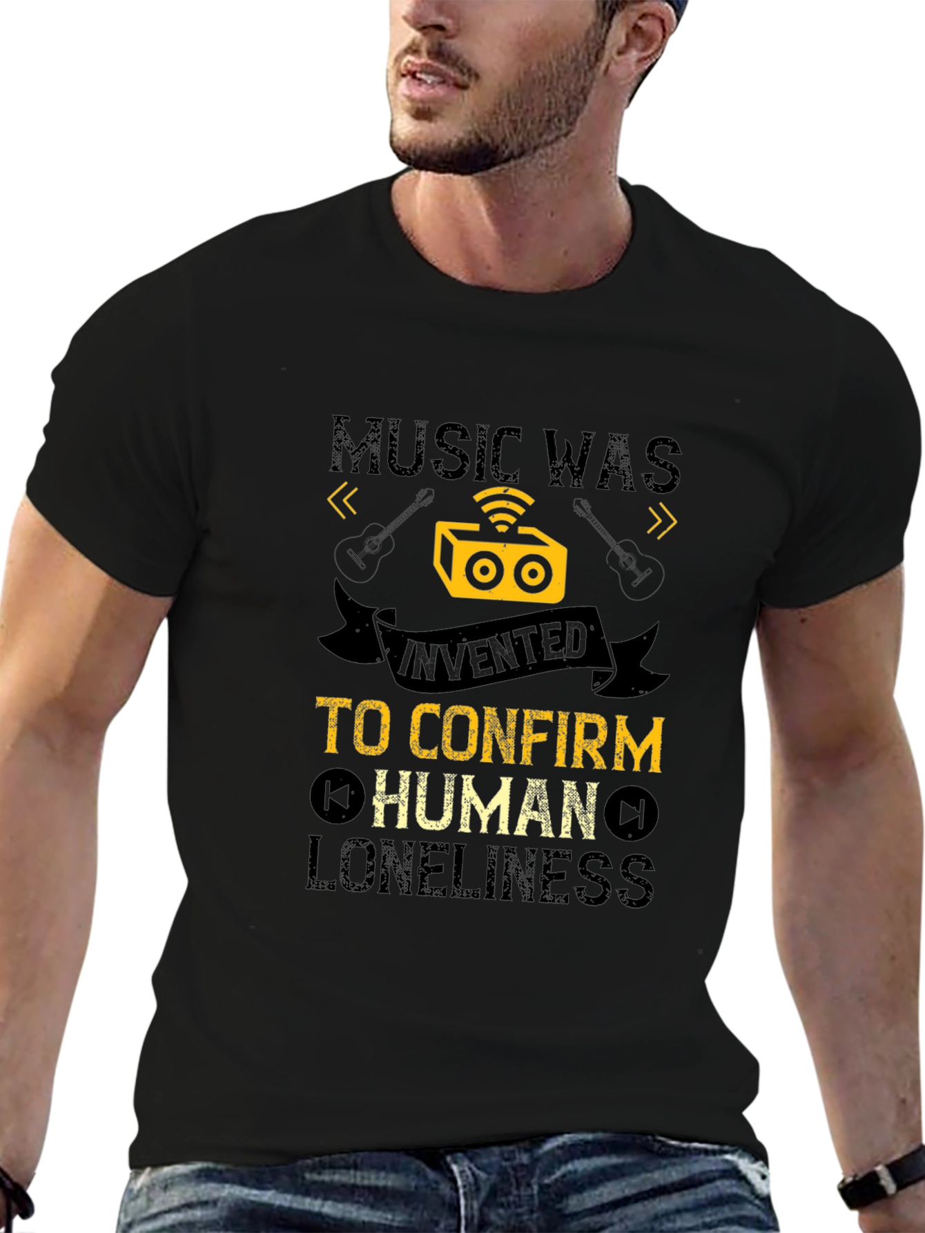 Music Human Loneliness Graphic Tee