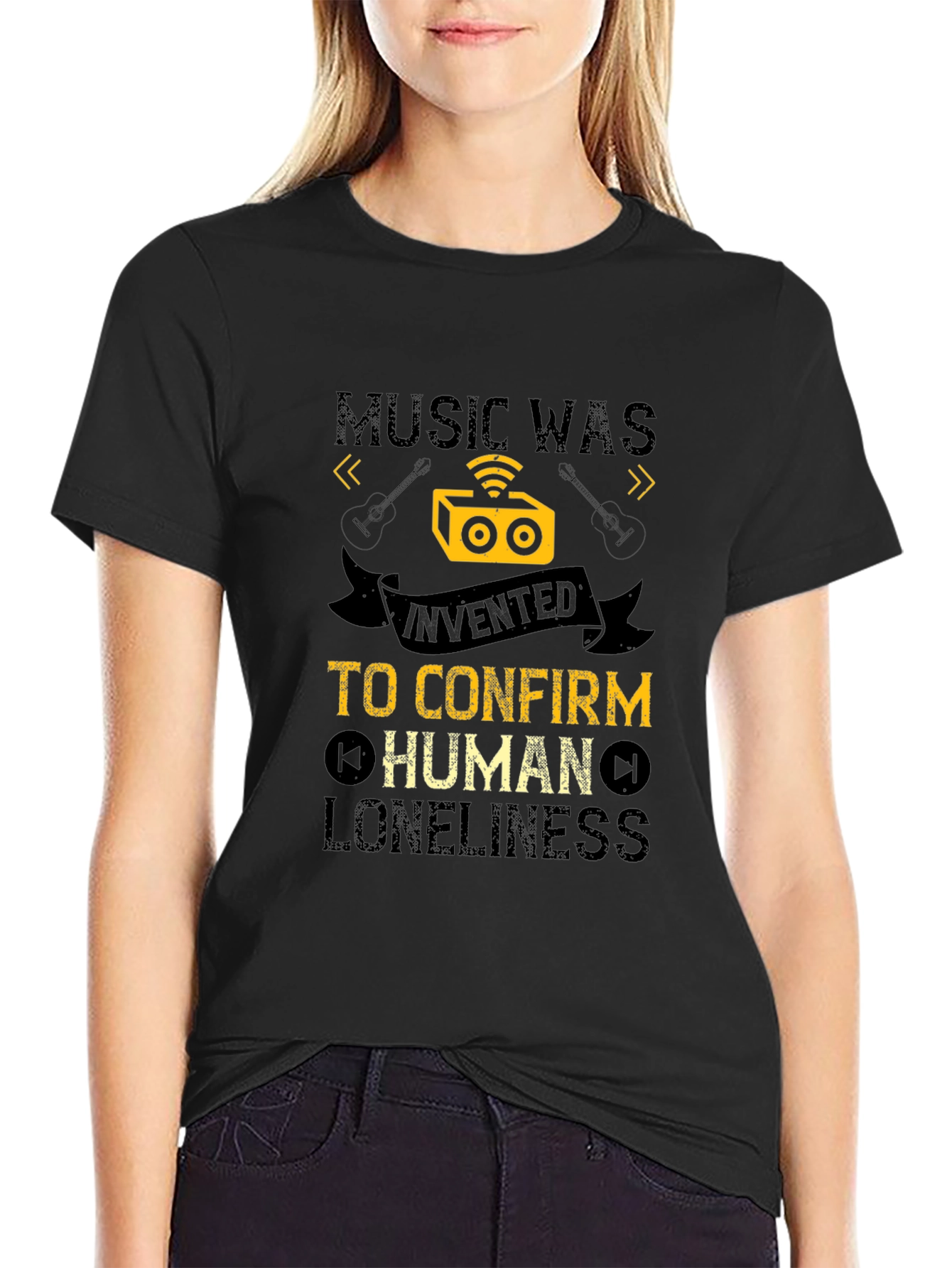Music Human Loneliness Graphic Tee
