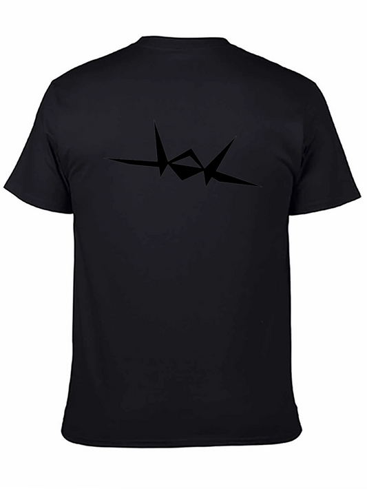 Modern Black Graphic Tee - Sharp Design