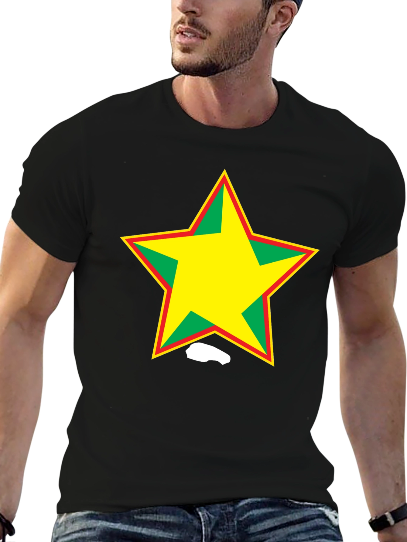 Star Graphic Black T-Shirt