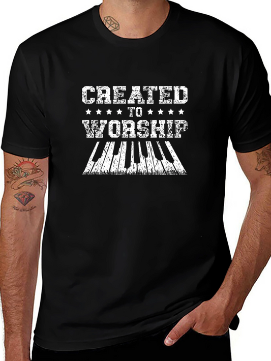 Created to Worship Piano T-Shirt