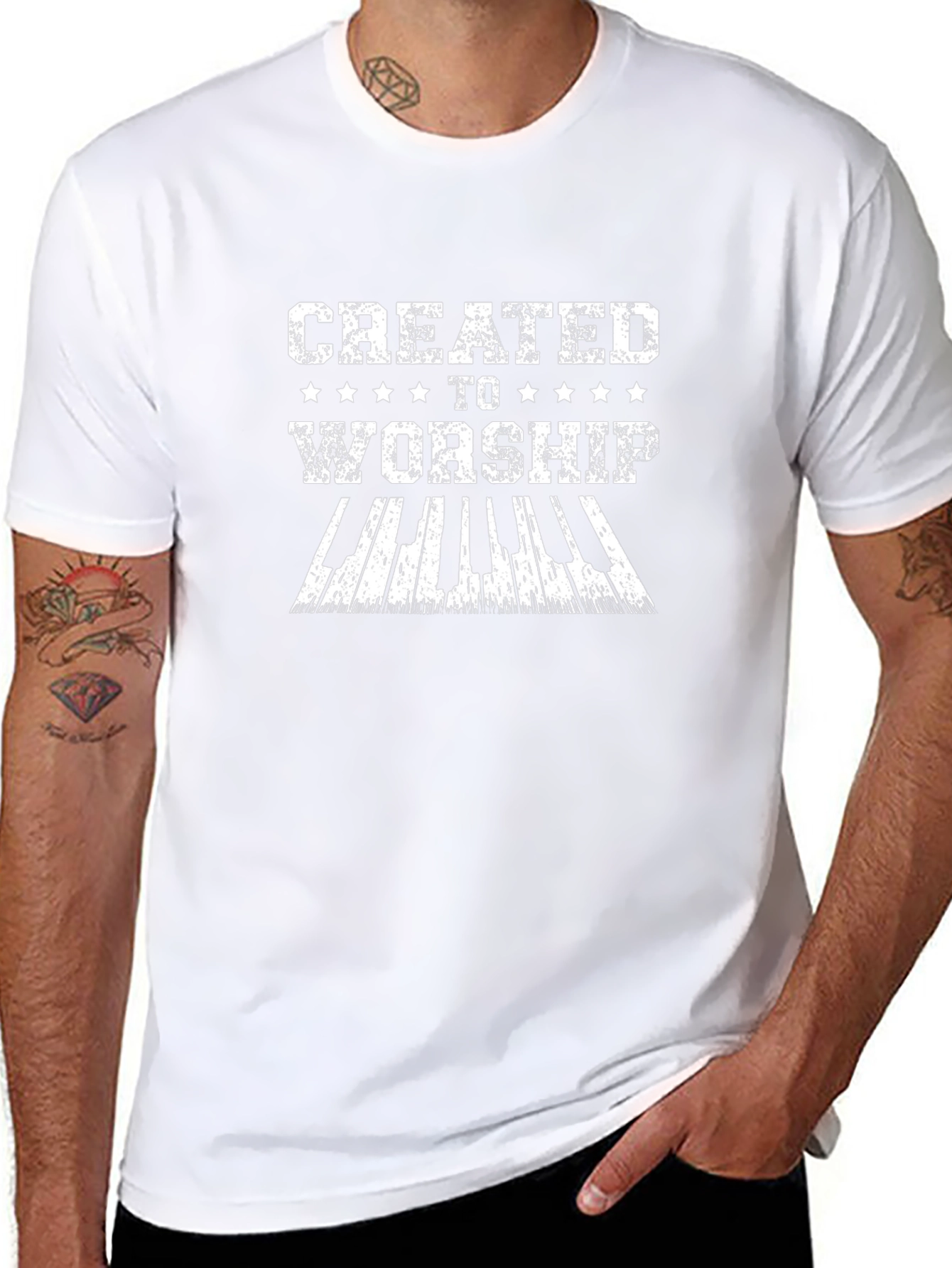 Created to Worship Piano T-Shirt