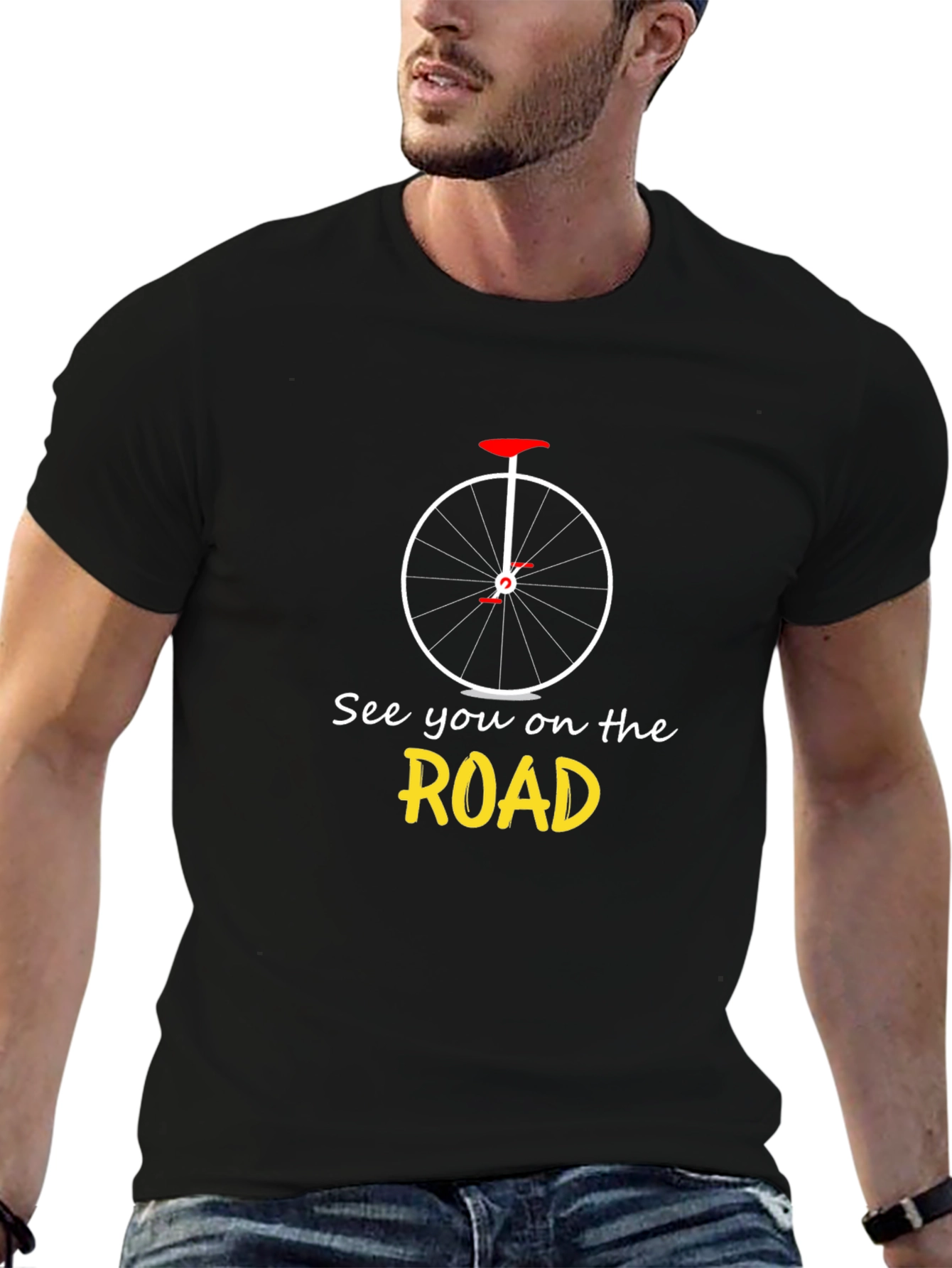 Unicycle Road Trip Graphic Tee