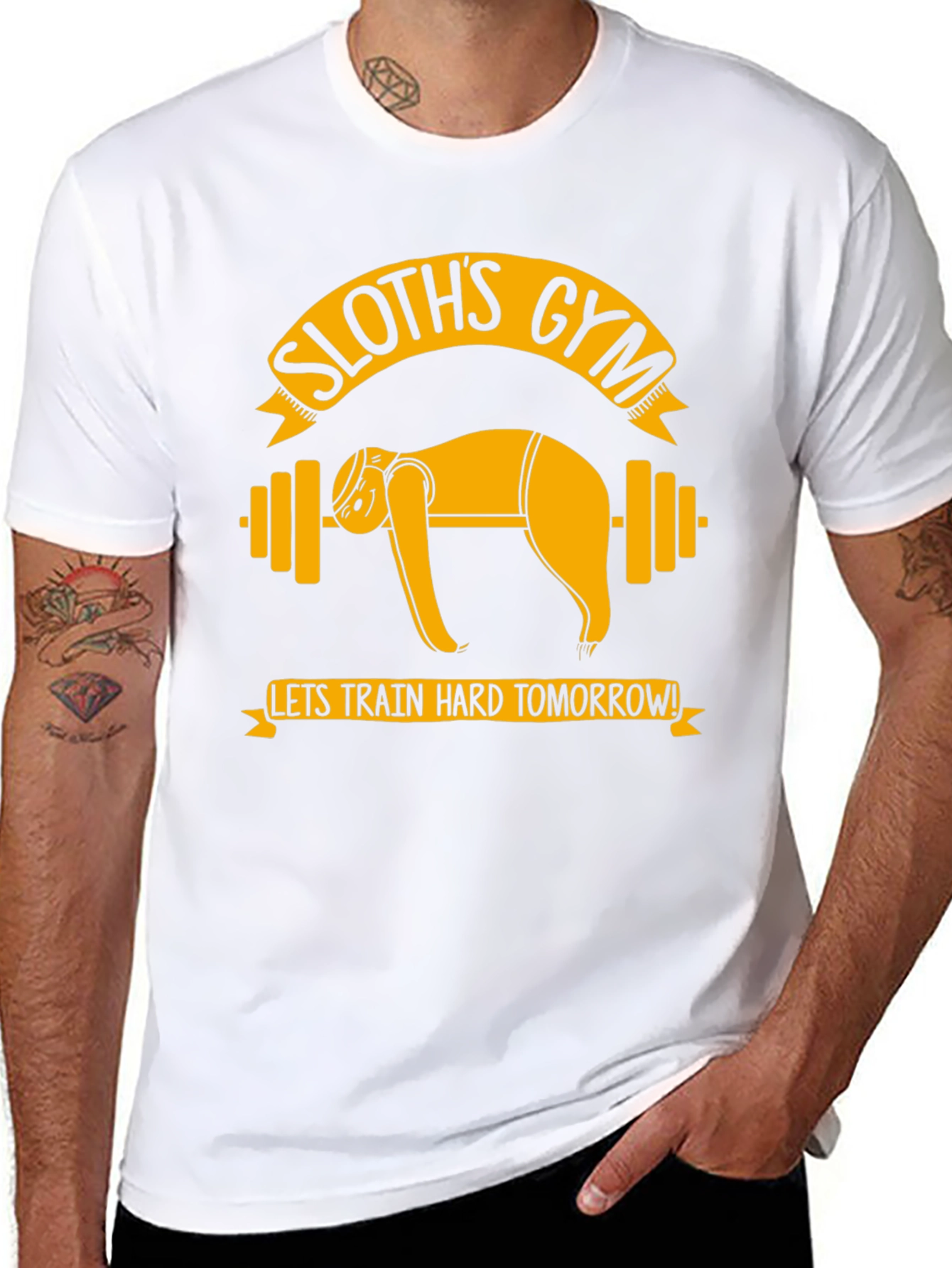 Sloths Gym T-Shirt - Funny Workout Tee