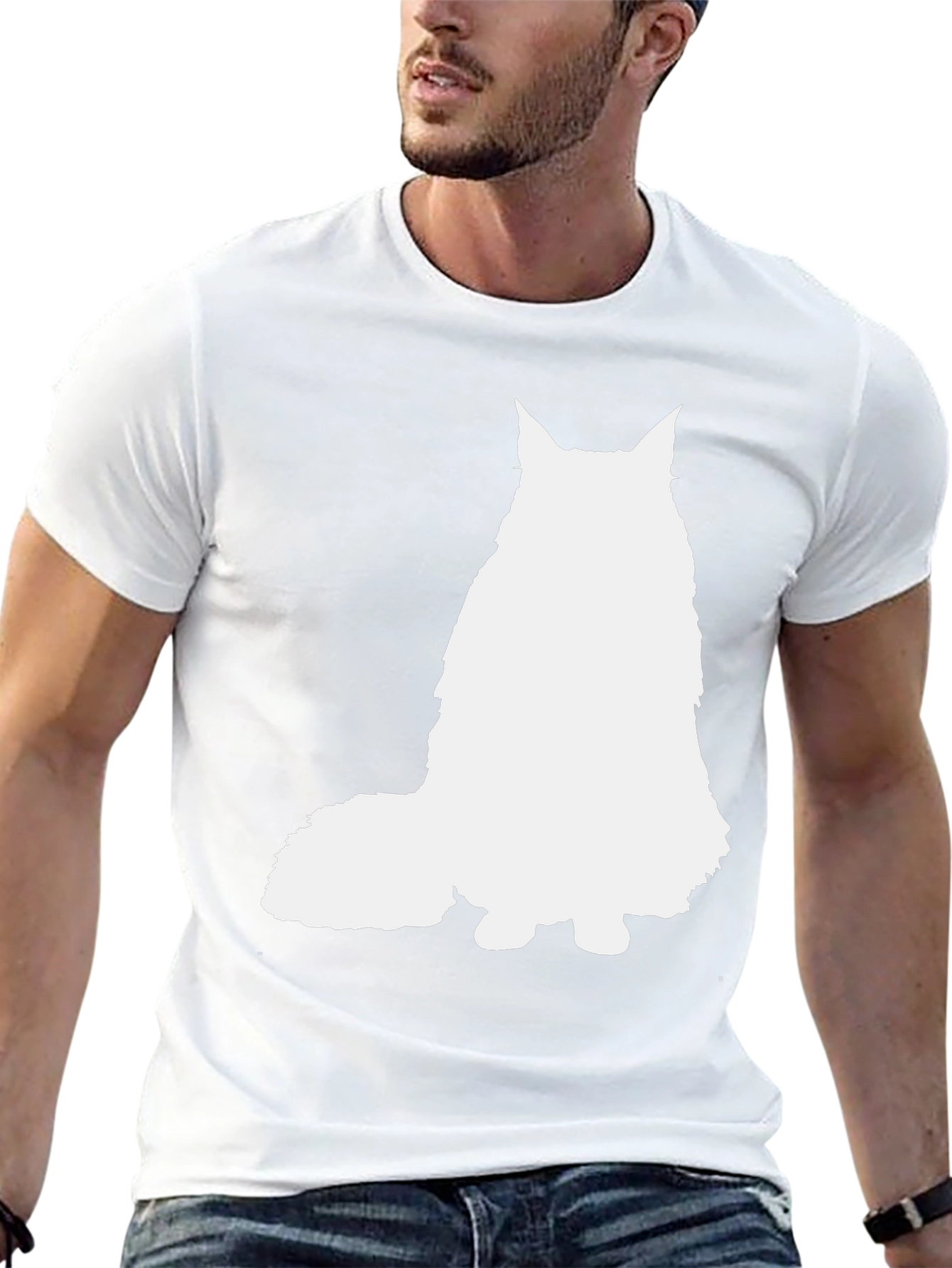 Cat Silhouette Tee - Unisex Graphic T-Shirt