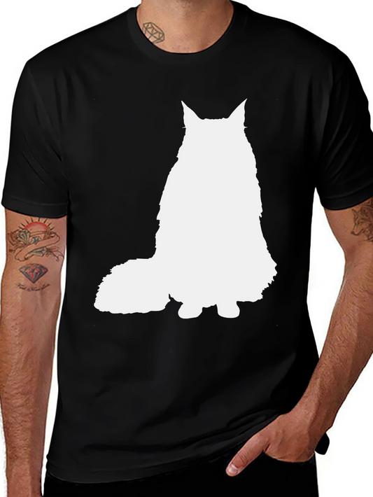 Cat Silhouette Tee - Unisex Graphic T-Shirt