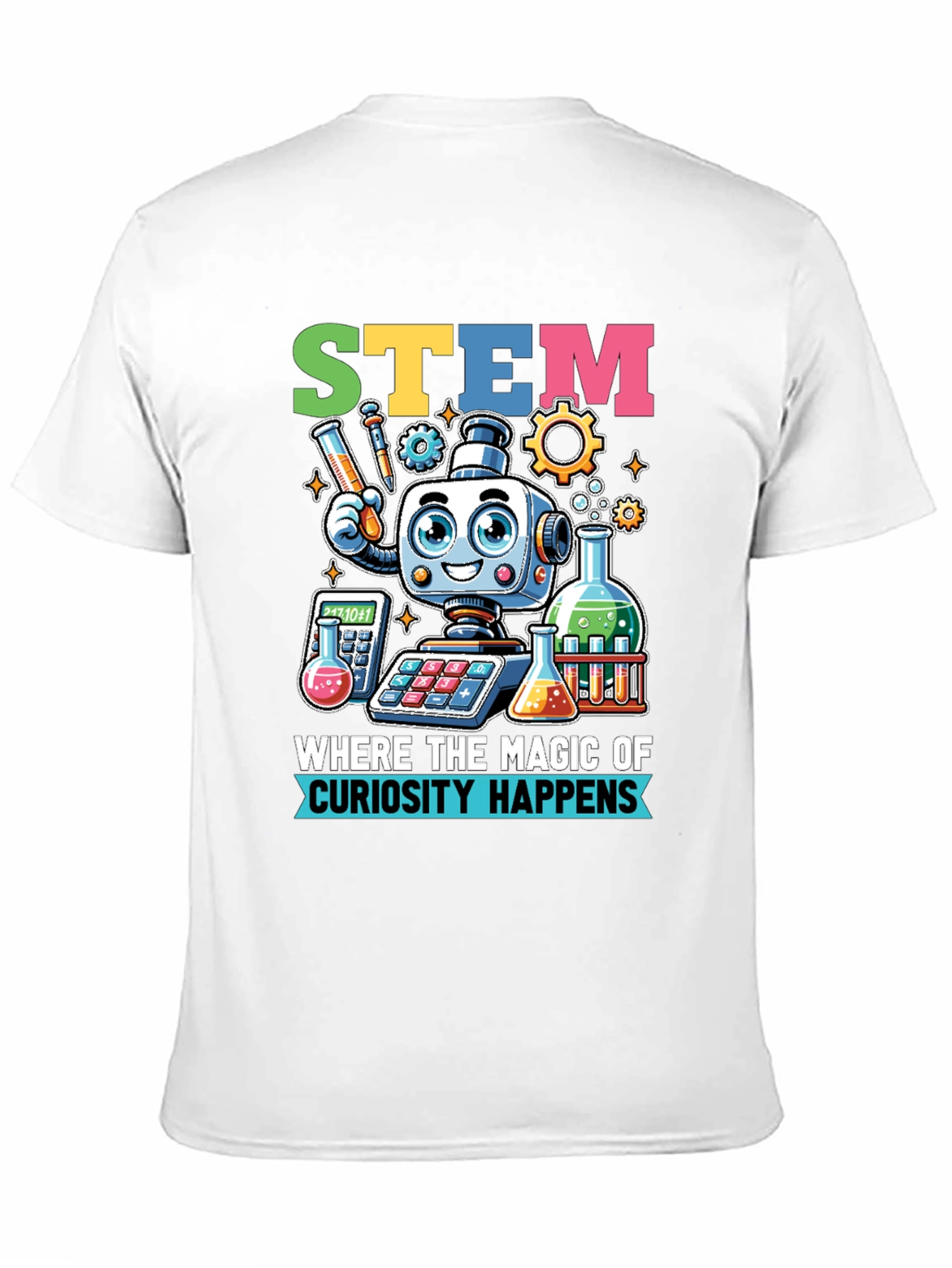 STEM Magic T-Shirt: Curiosity Happens Here