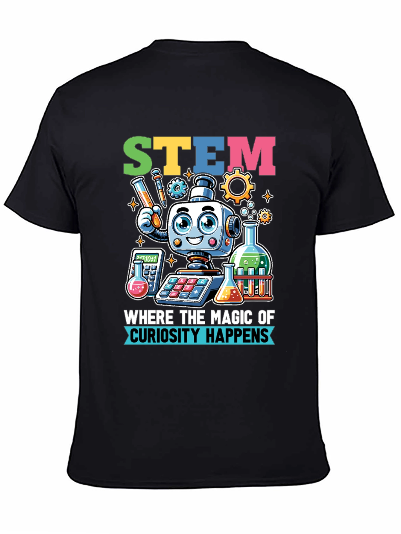 STEM Magic T-Shirt: Curiosity Happens Here