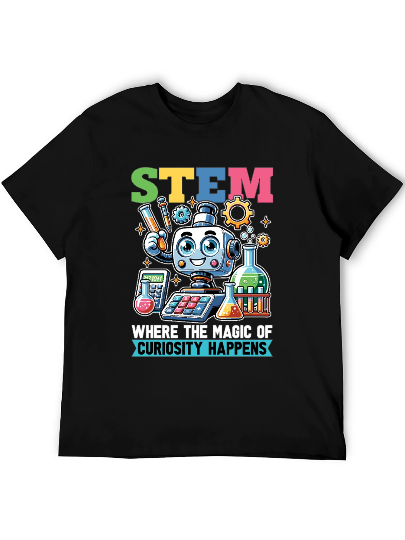 STEM Magic T-Shirt: Curiosity Happens Here