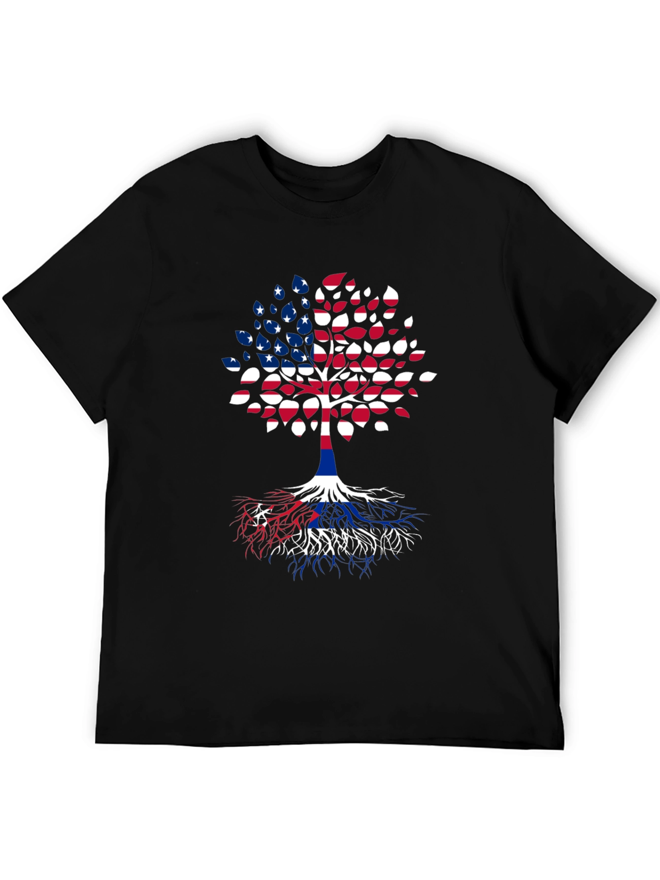 USA Cuba Roots Graphic T-Shirt