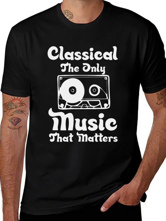 Classical Music T-Shirt - Retro Cassette Graphic Tee