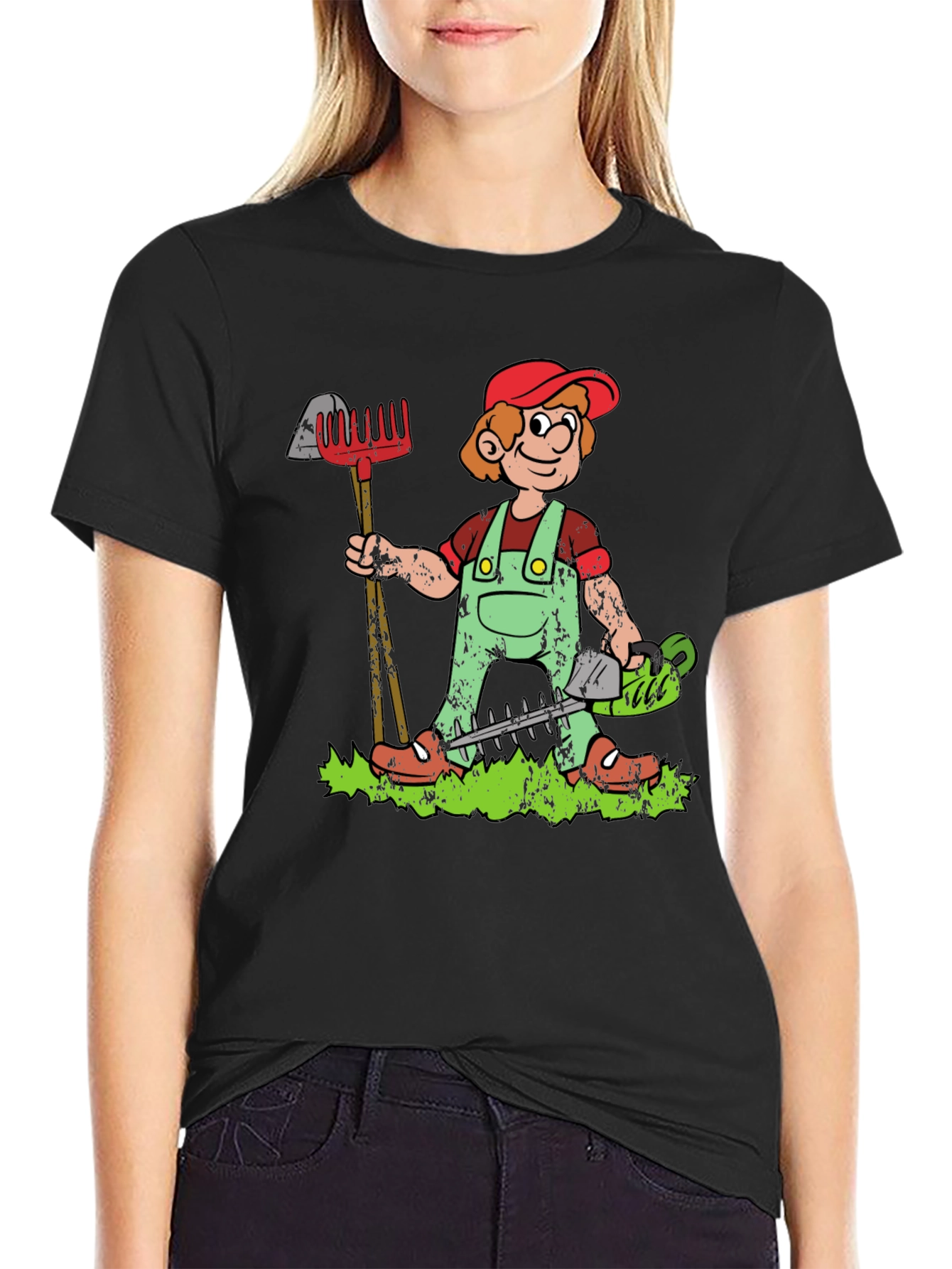 Gardener Cartoon Graphic Tee
