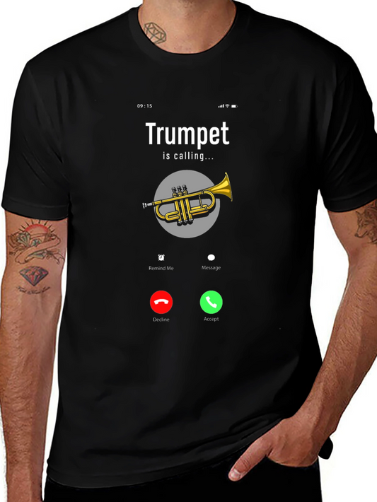 Trumpet Calling T-Shirt - Musician Humor Tee