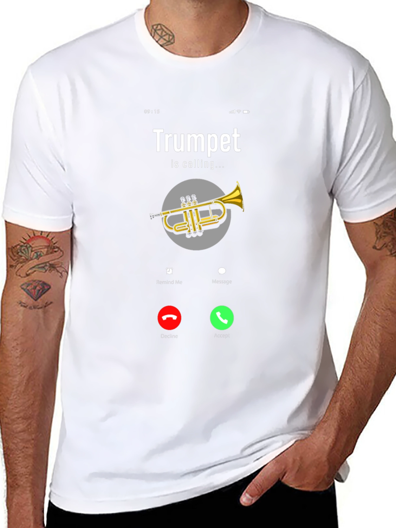 Trumpet Calling T-Shirt - Musician Humor Tee