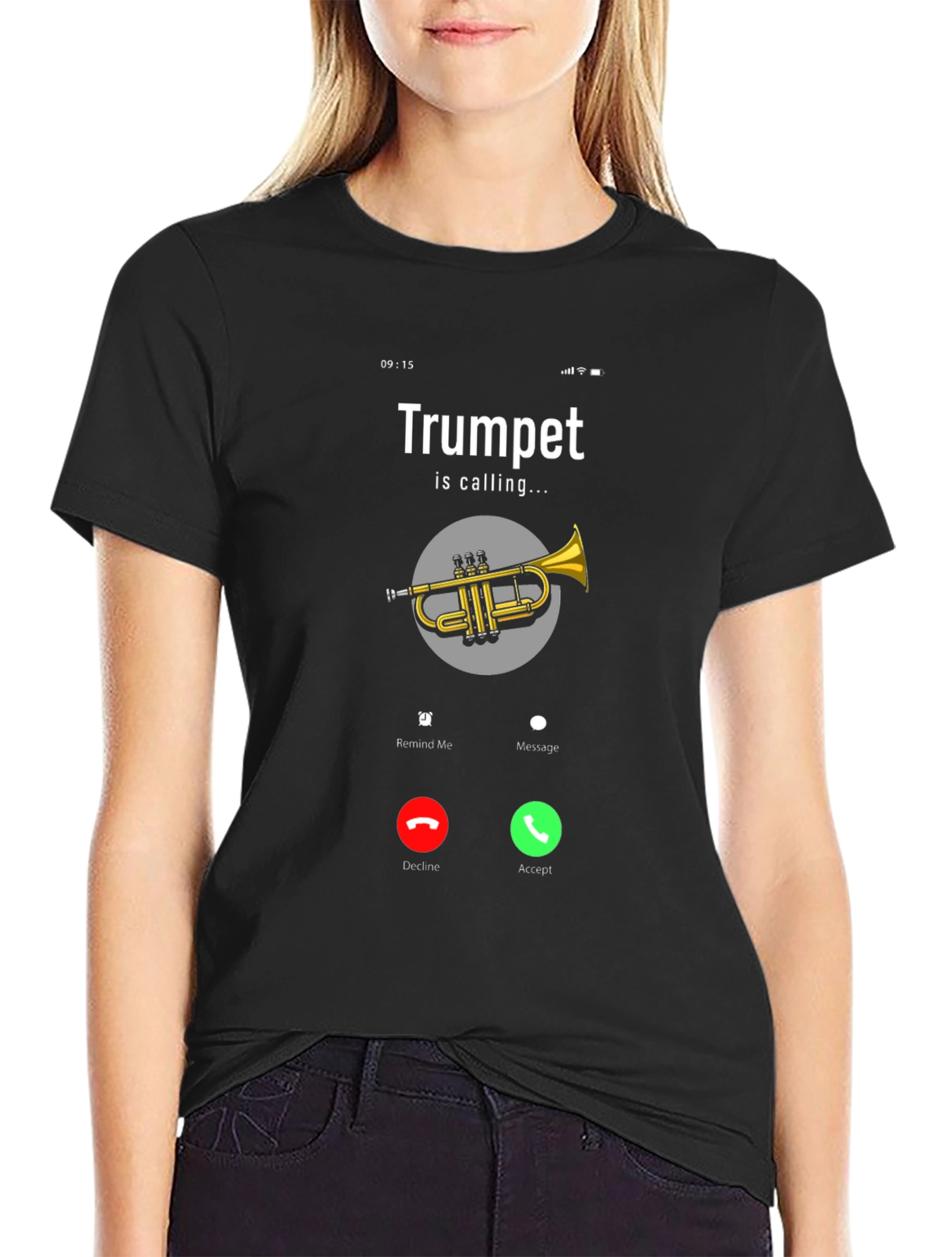 Trumpet Calling T-Shirt - Musician Humor Tee