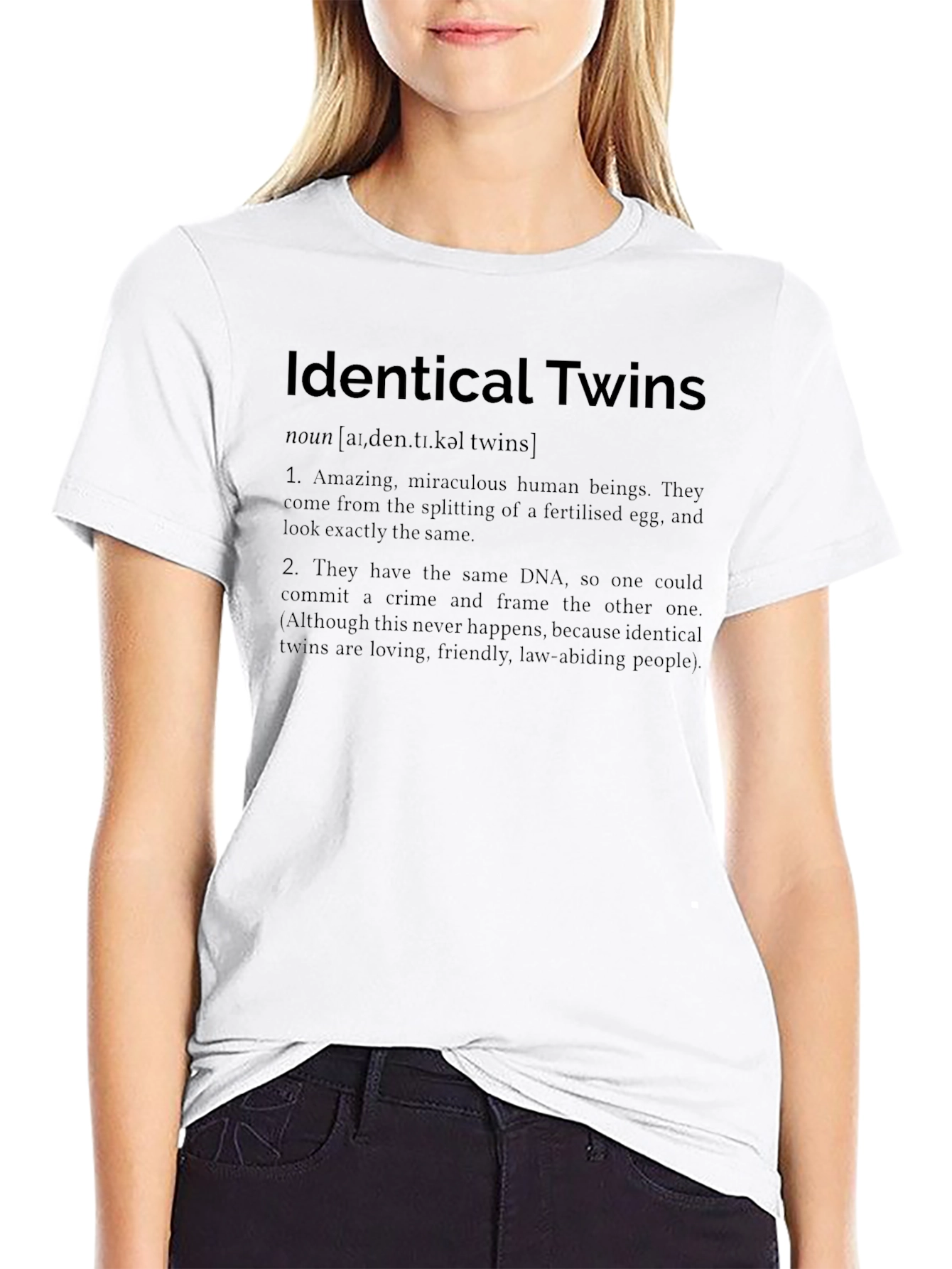 Identical Twins Definition T-Shirt