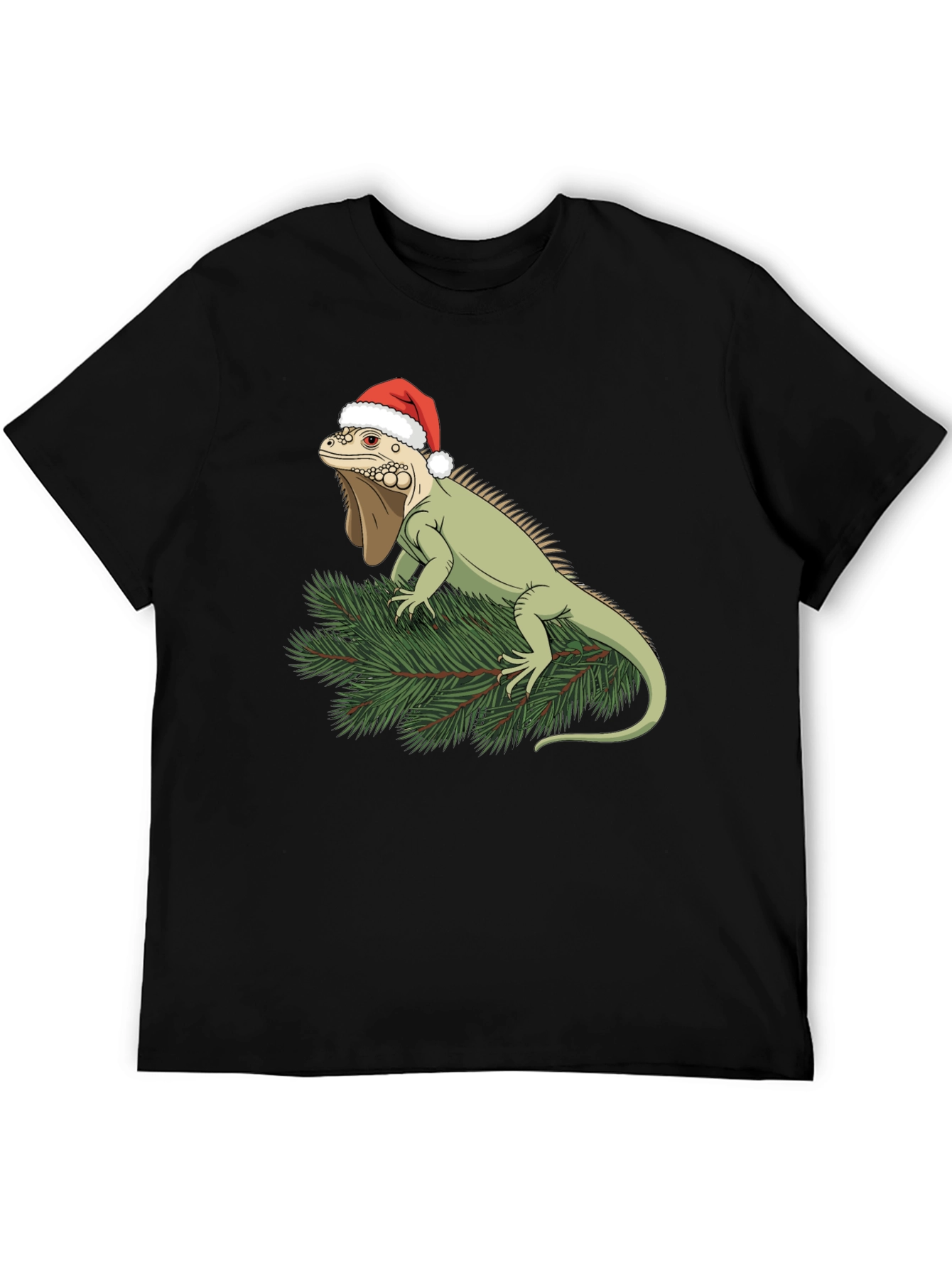 Festive Iguana Christmas T-Shirt