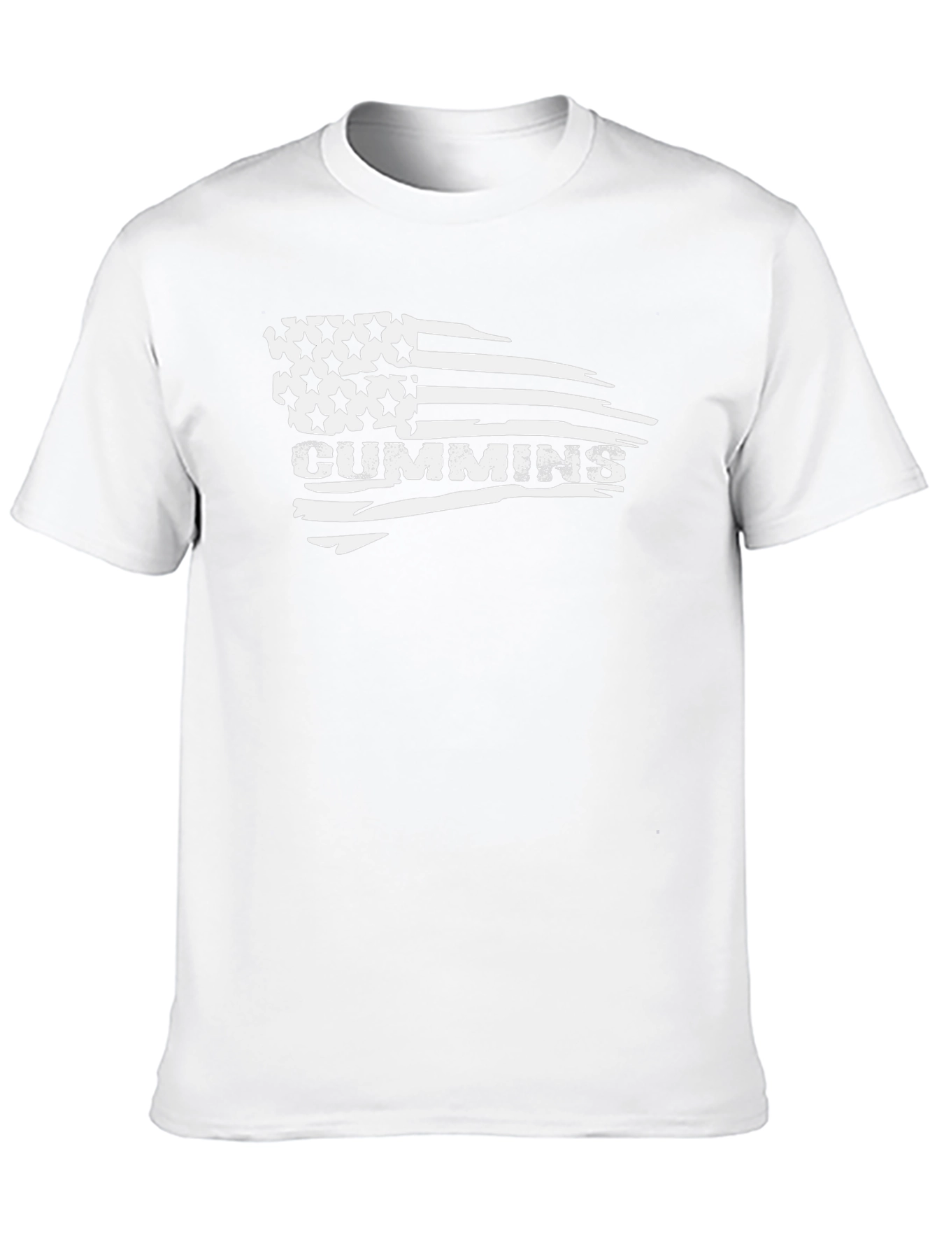 Cummins American Flag Graphic Tee - Black Cotton