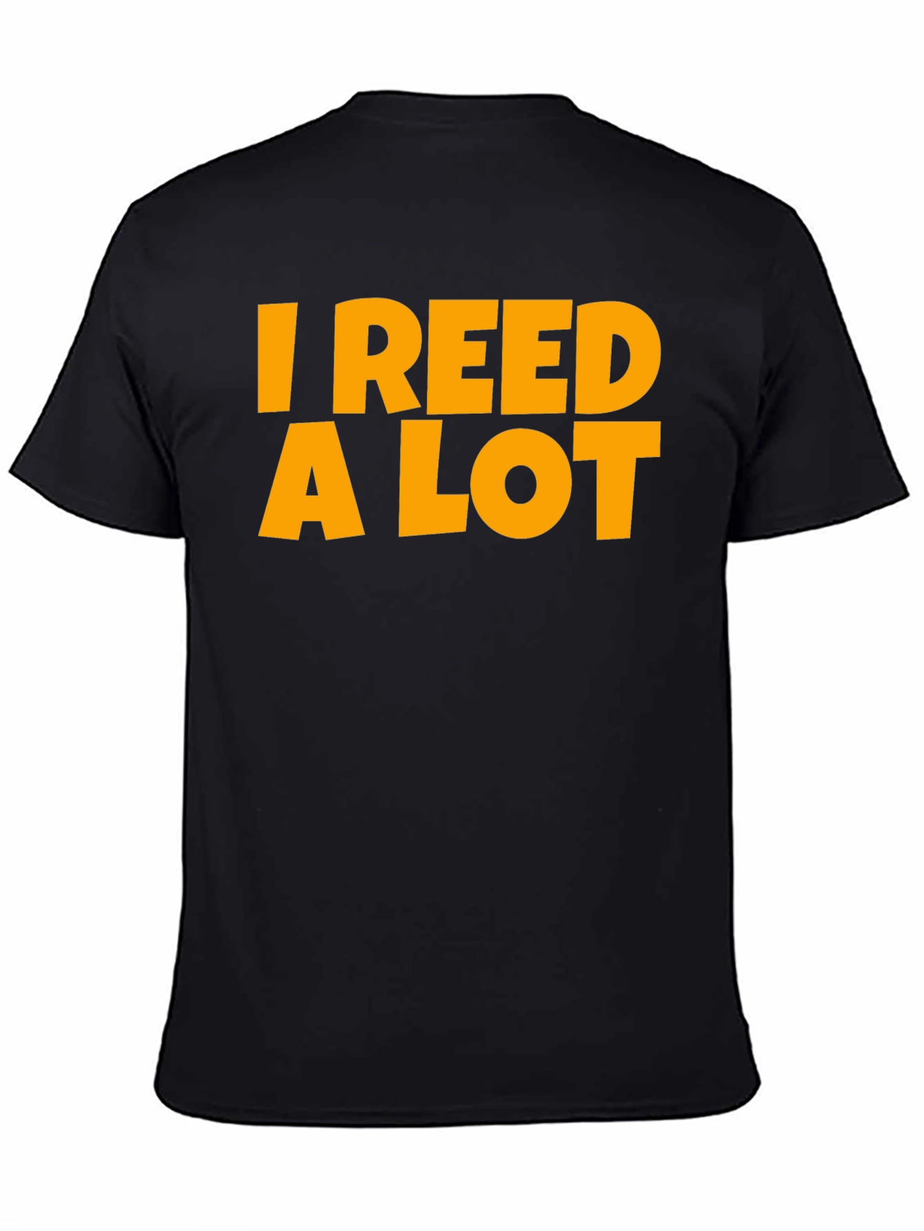 I Reed A Lot T-Shirt - Black Graphic Tee