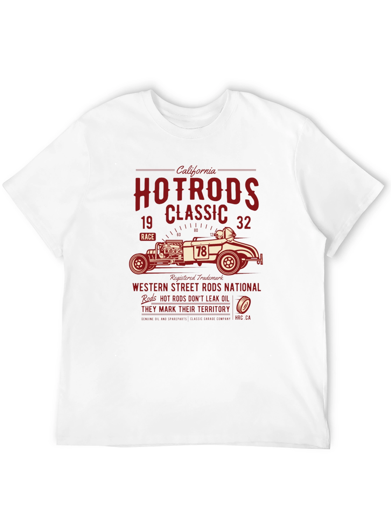 Hot Rods Classic Black T-Shirt