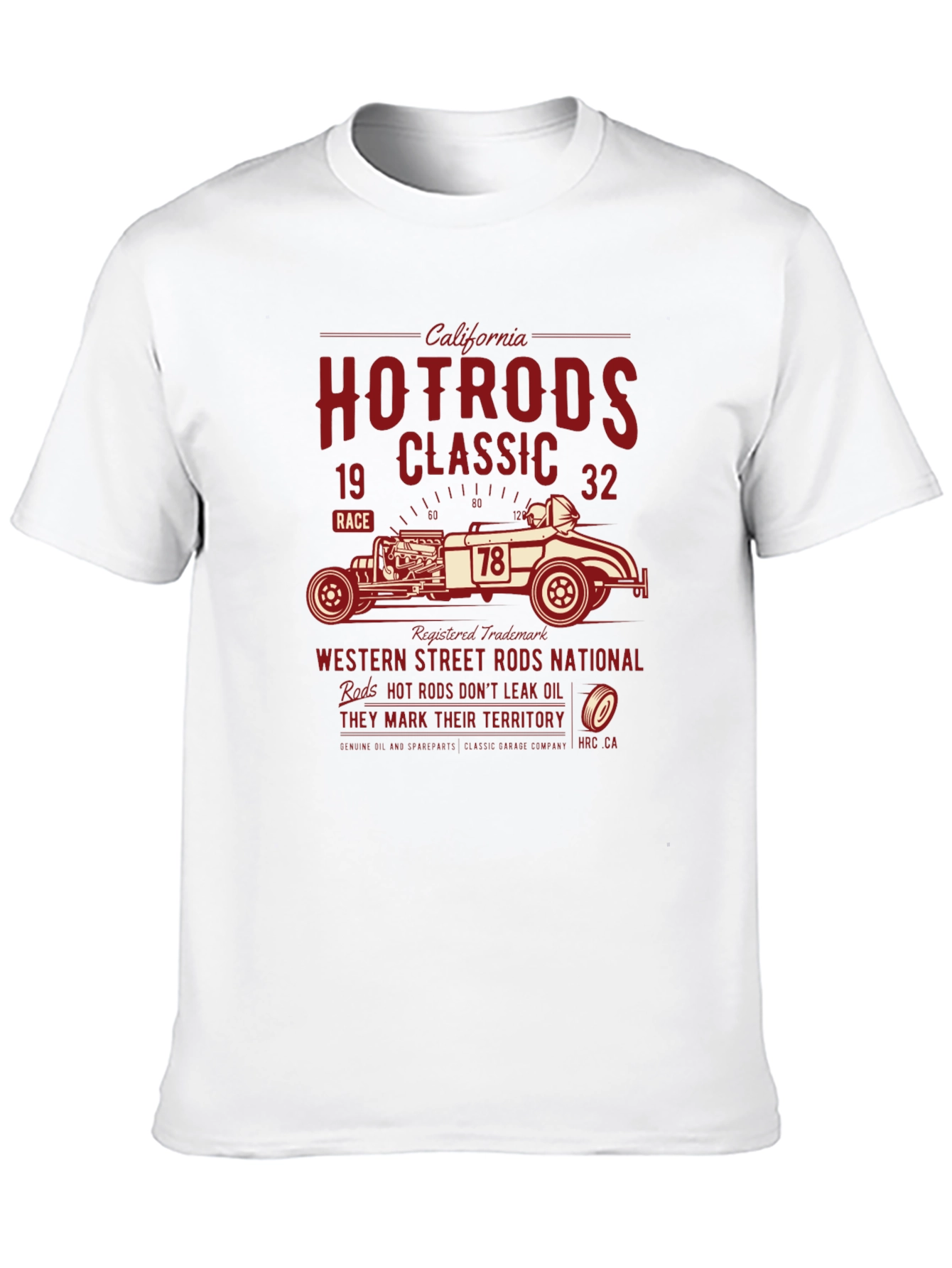 Hot Rods Classic Black T-Shirt