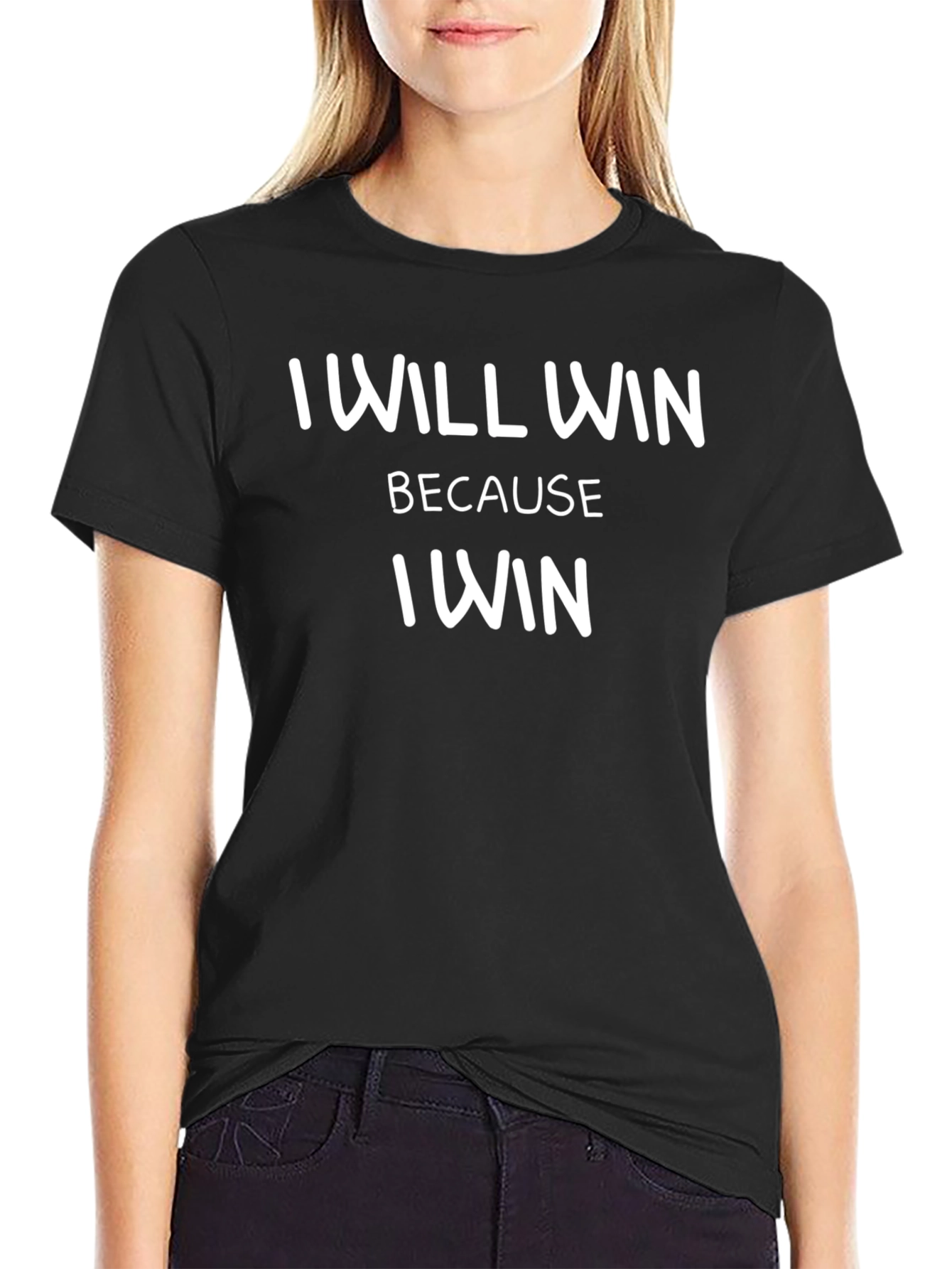 I Will Win Graphic Tee - Motivational Statement T-Shirt