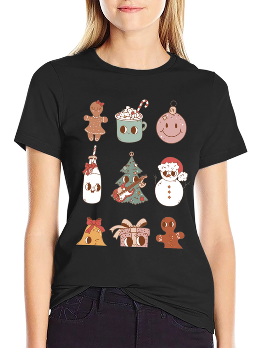 Cute Christmas Cartoon T-Shirt