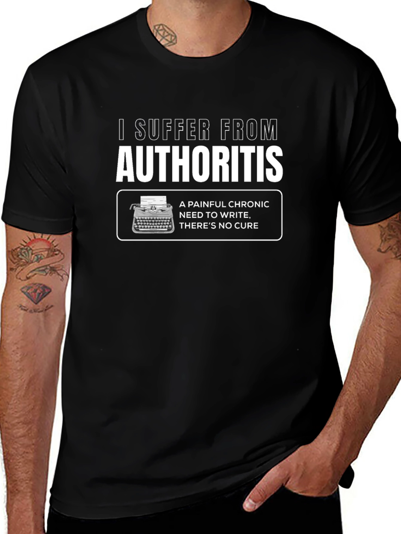 Authoritis T-Shirt - Writers Funny Tee