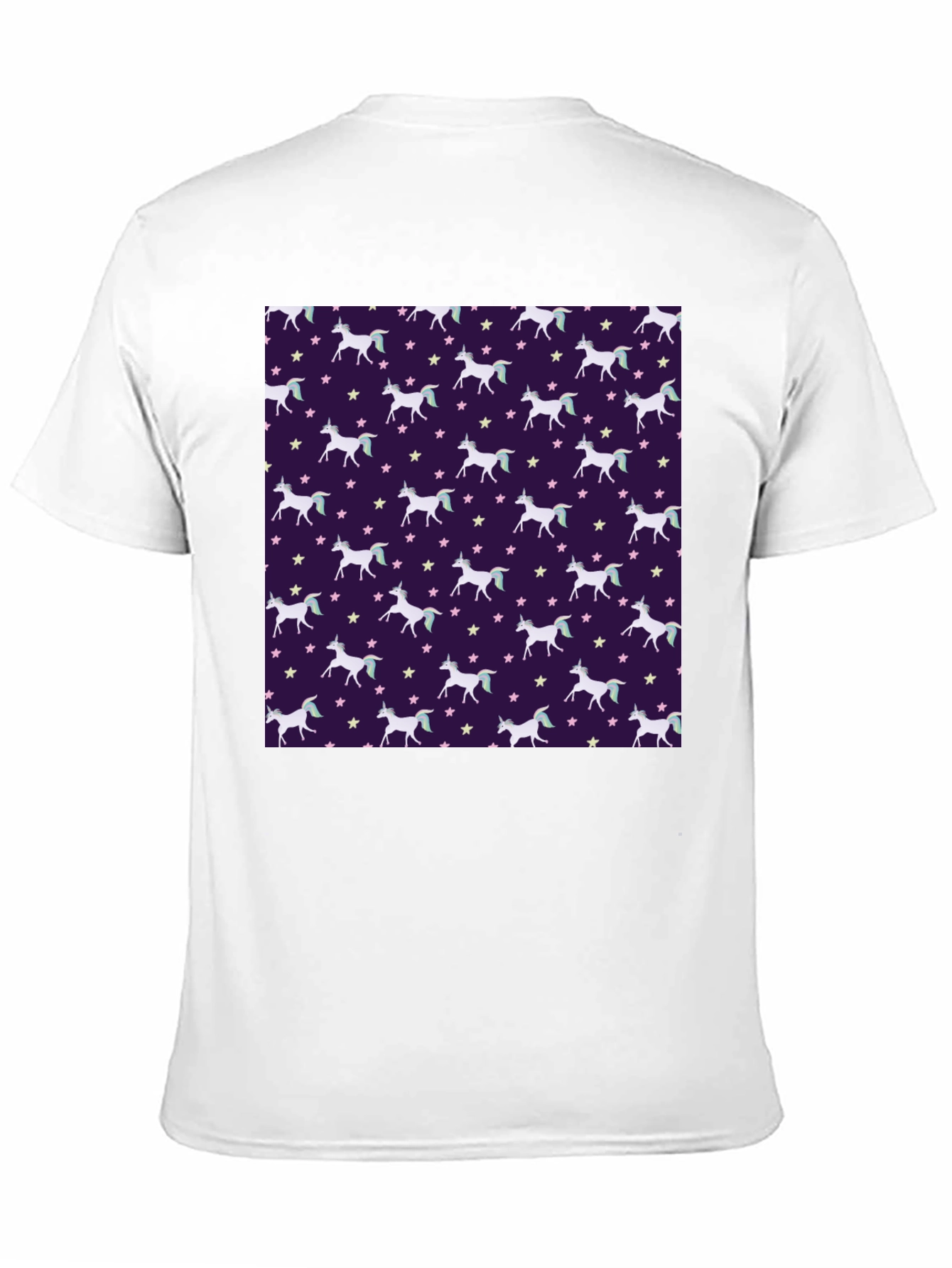 Unicorn Star Pattern T-Shirt