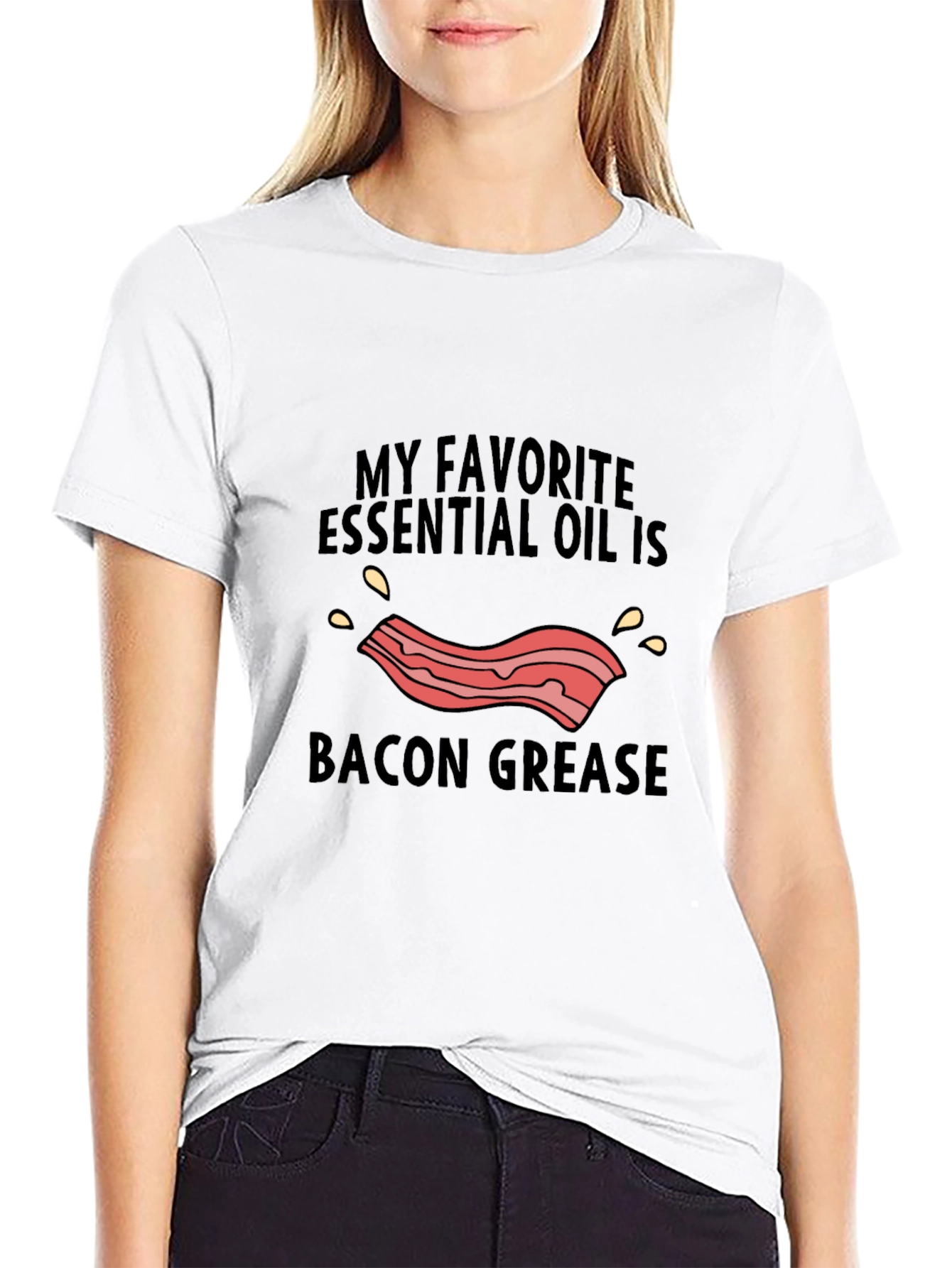 Bacon Grease Essential Oil Graphic Tee