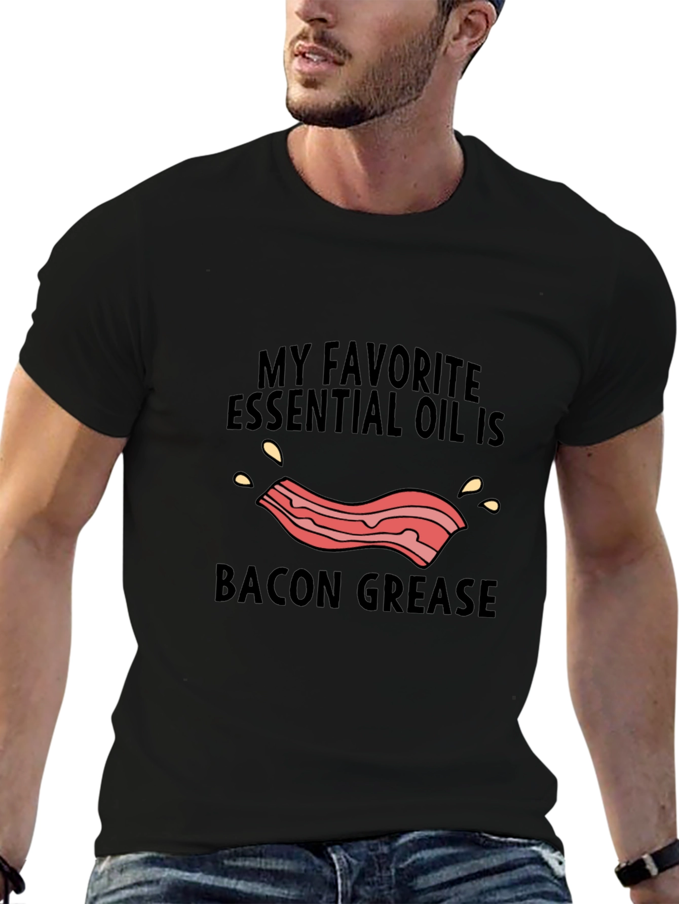 Bacon Grease Essential Oil Graphic Tee