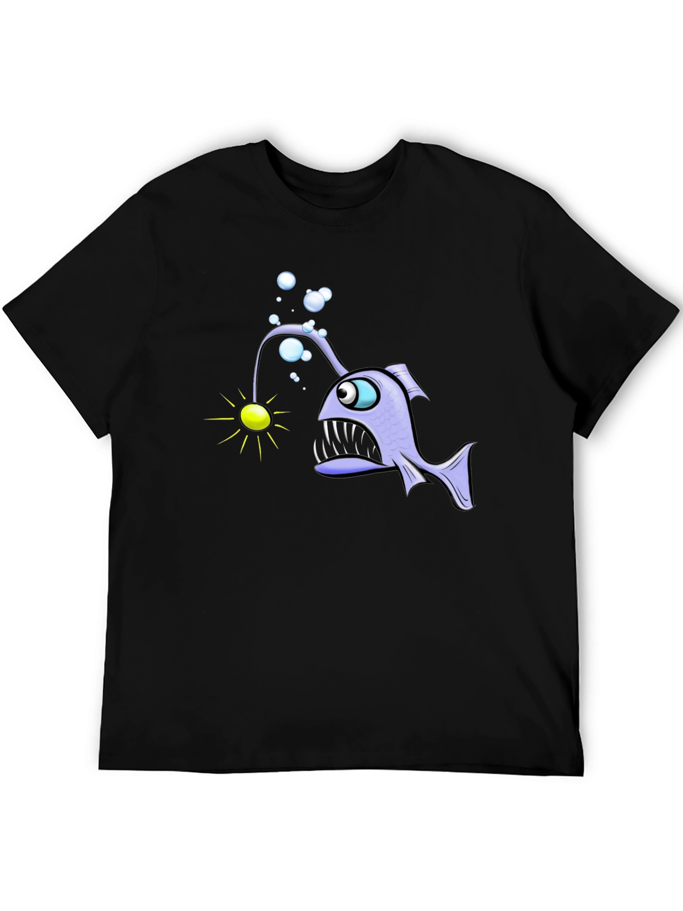 Angler Fish Graphic T-Shirt - Unique Design